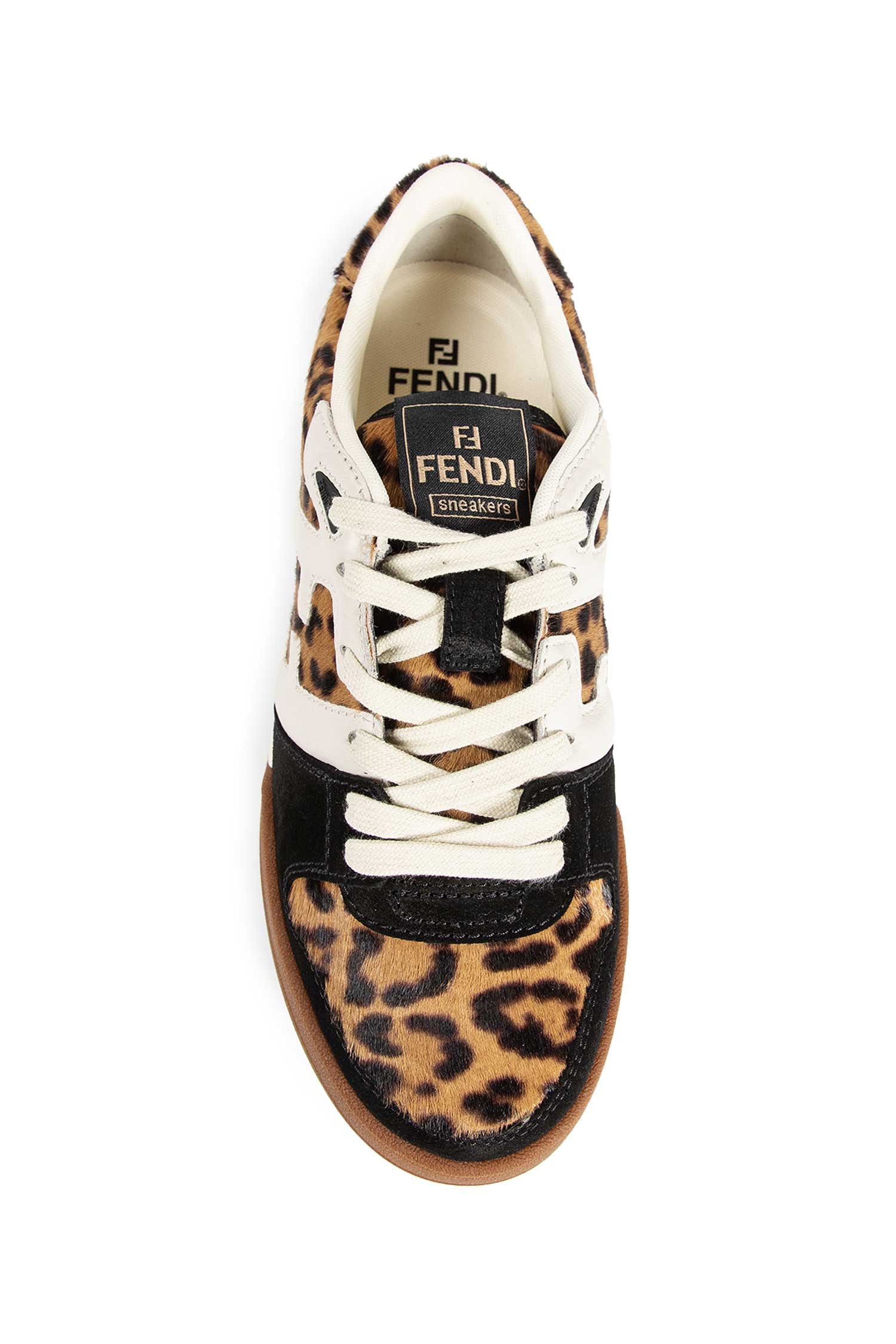 Fendi Woman Beige Sneakers - 5