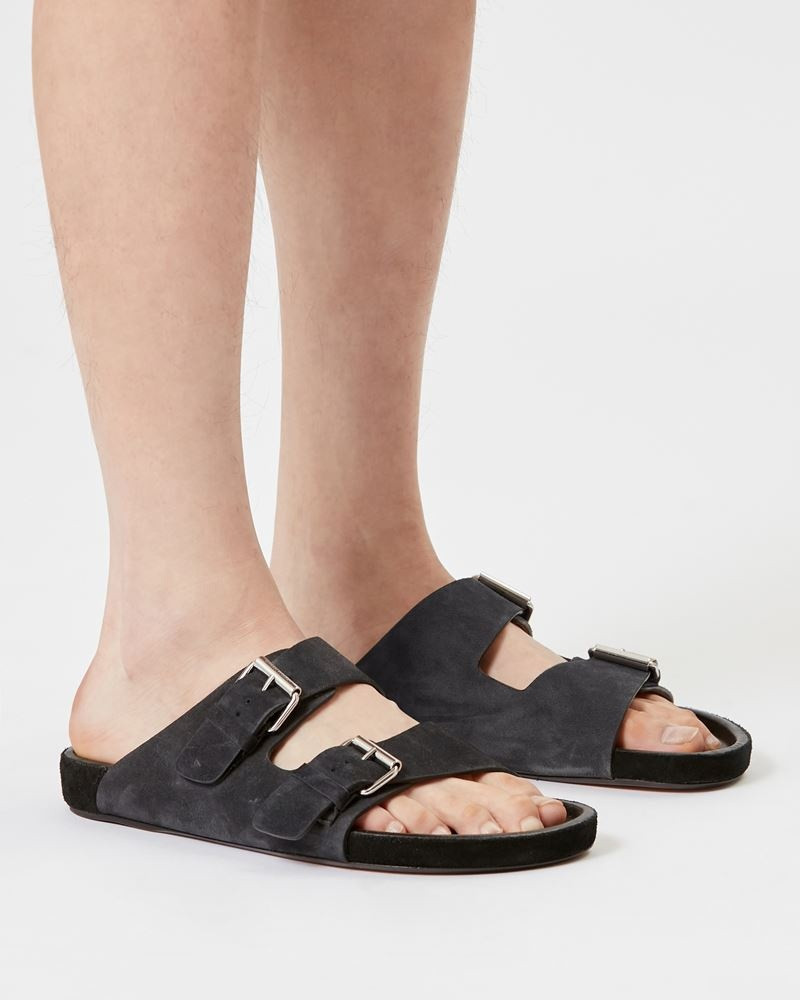 Isabel Marant LEKSON SUEDE LEATHER SANDALS outlook