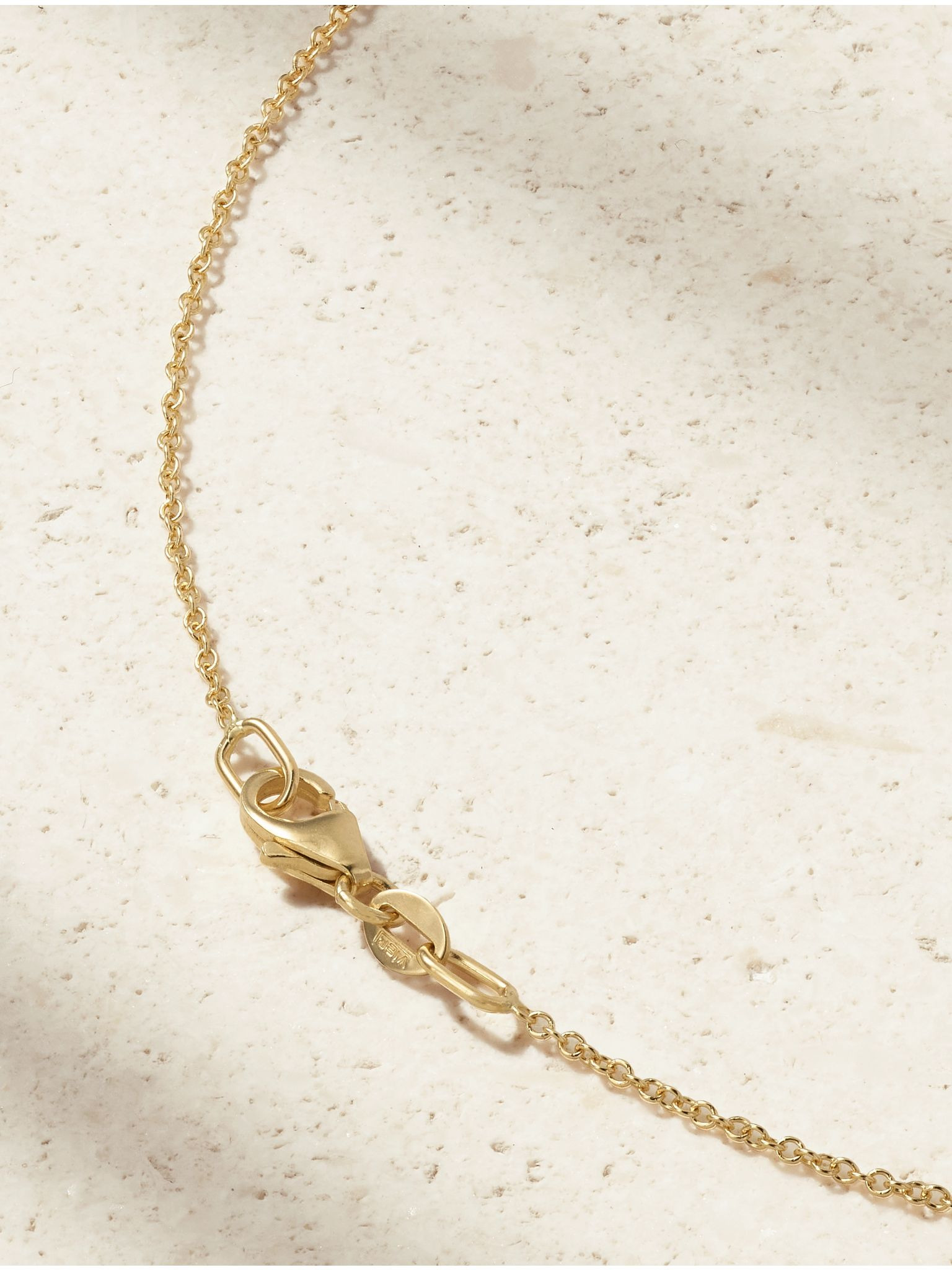 Black Mamba 18-karat gold diamond necklace Gold - 3