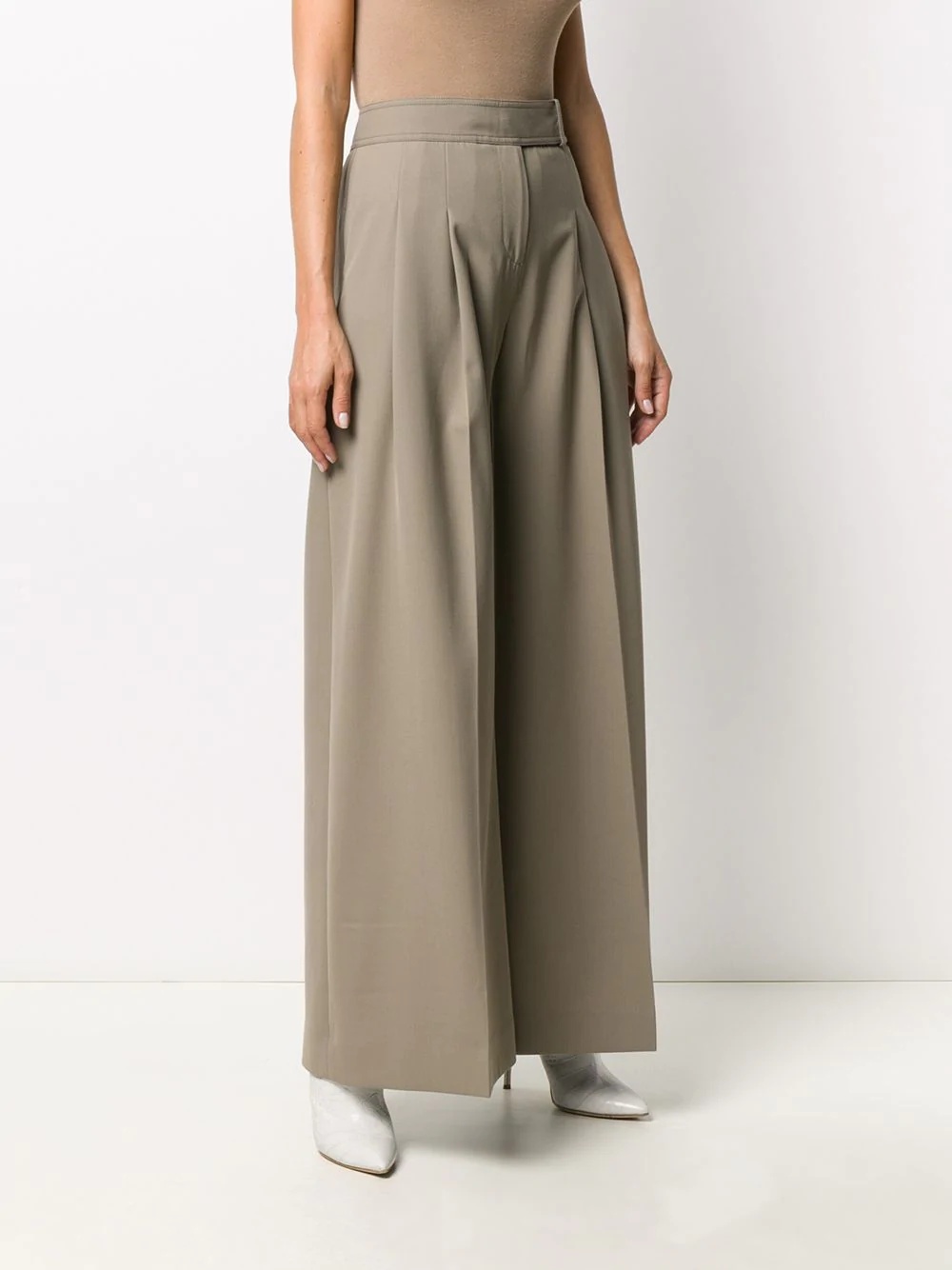 high-rise wide leg trousers - 3