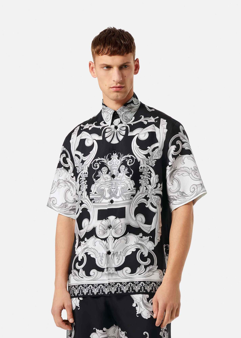 Silver Baroque Silk Shirt 3