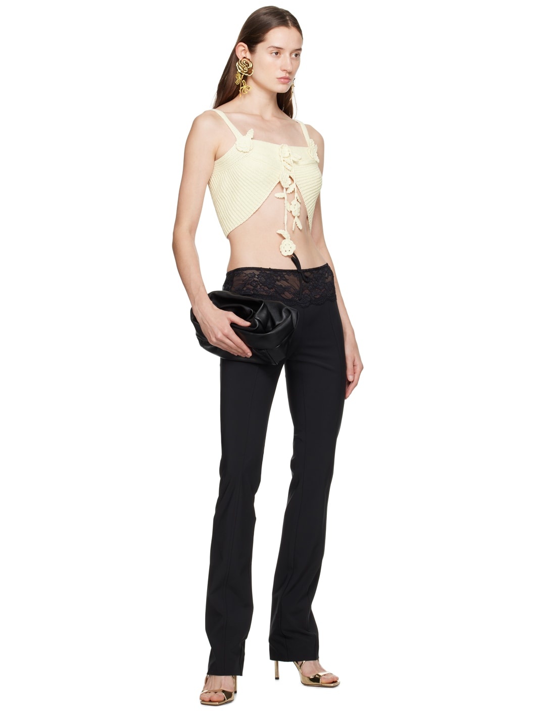 Off-White Flower Camisole - 4