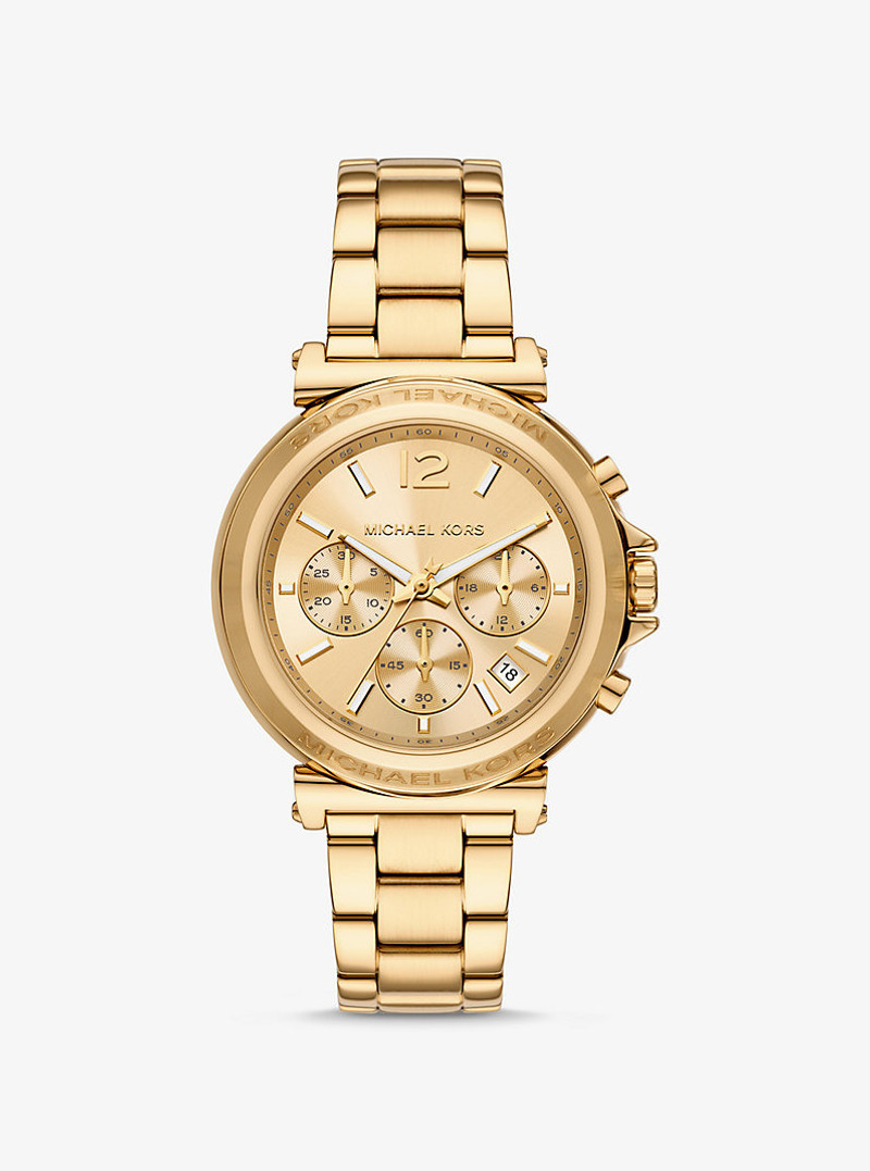 Oversized Maren Gold-Tone Watch 1