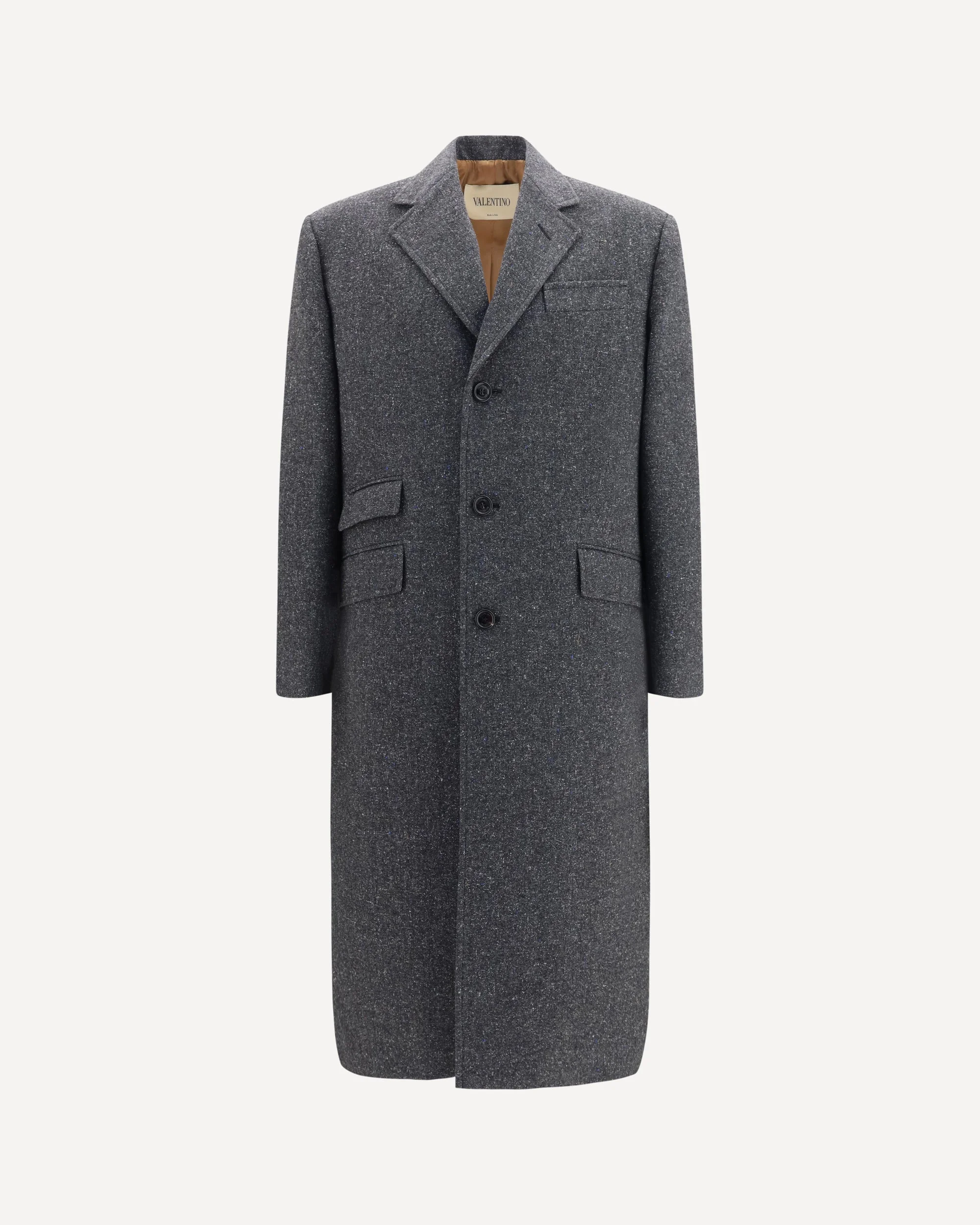 Long single-breasted Coat - 1