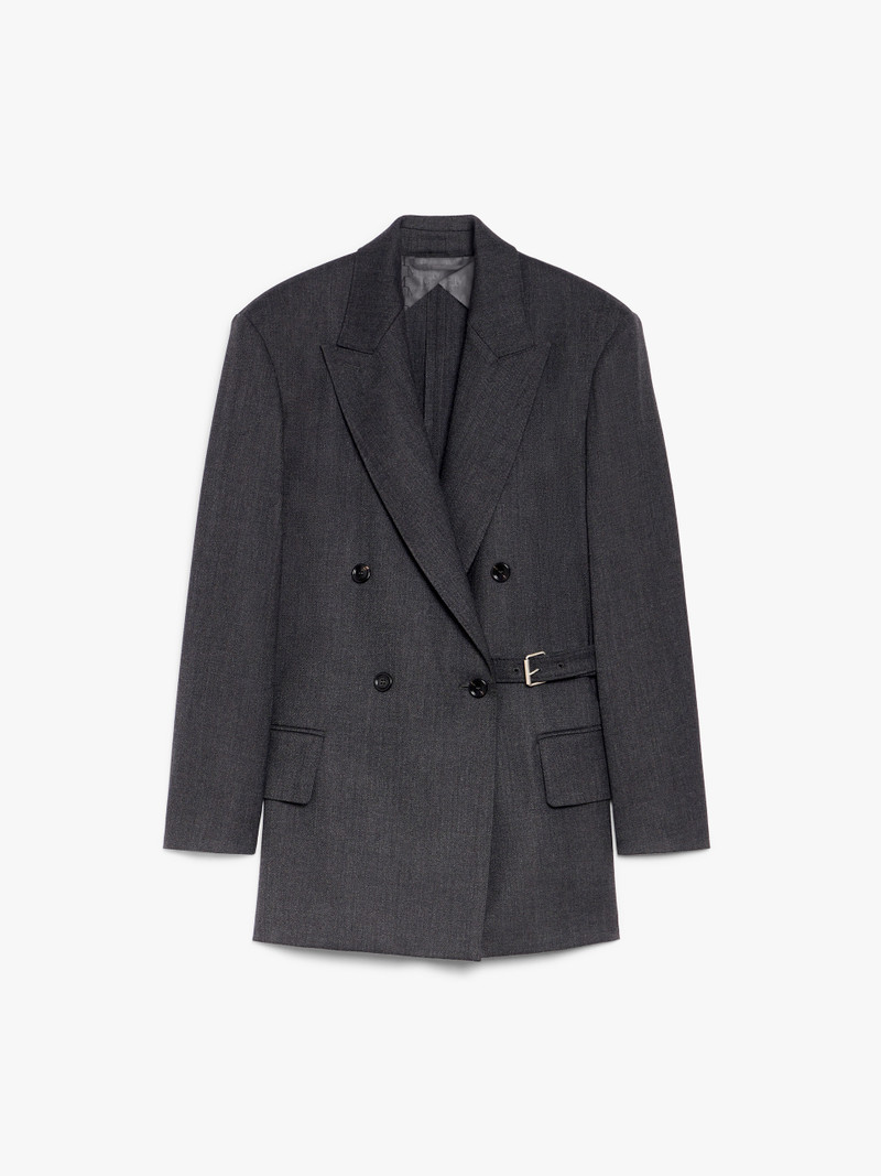 LATINO Double-breasted blazer in wool gabardine - 1