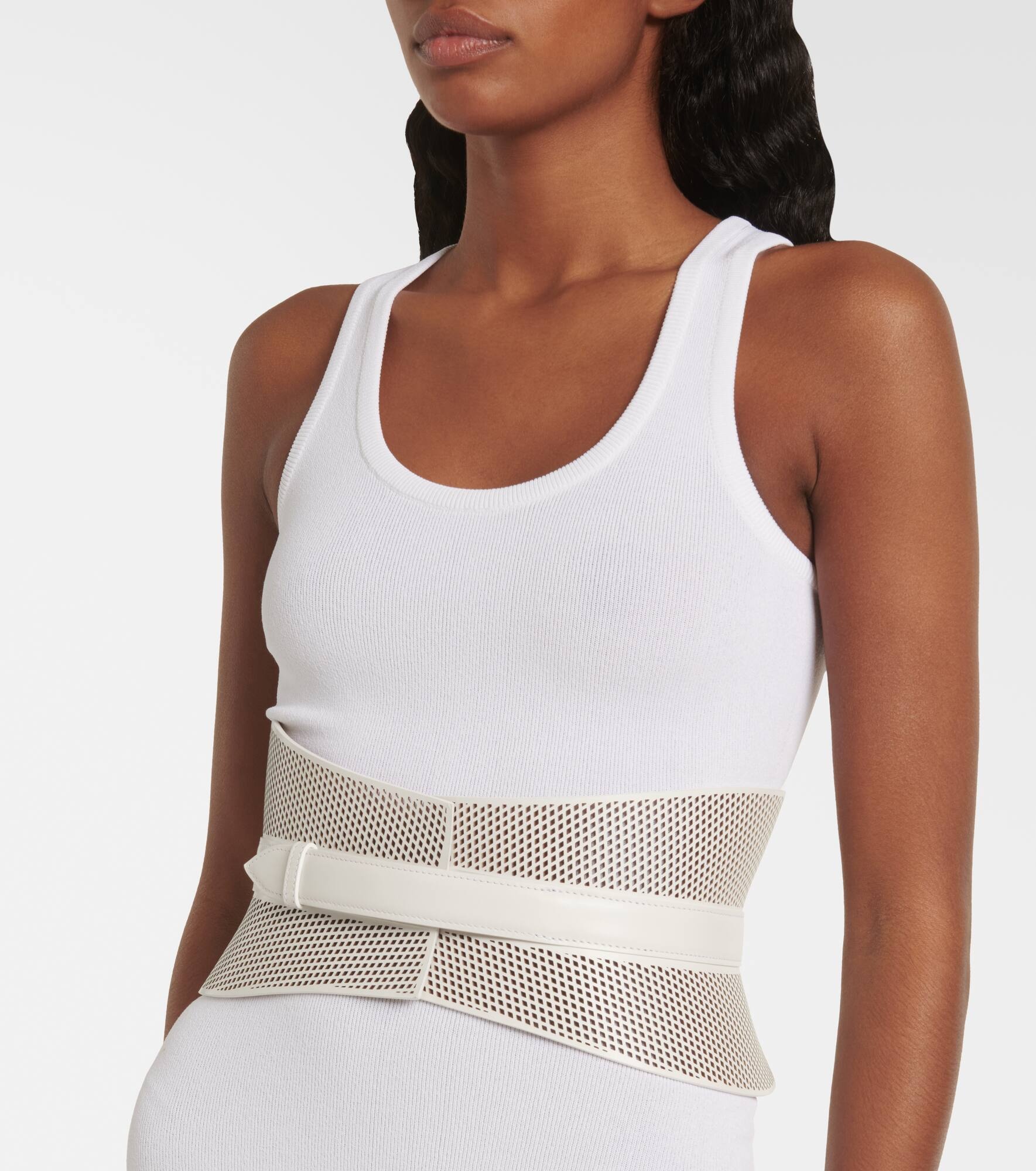 Neo Bustier leather belt - 2