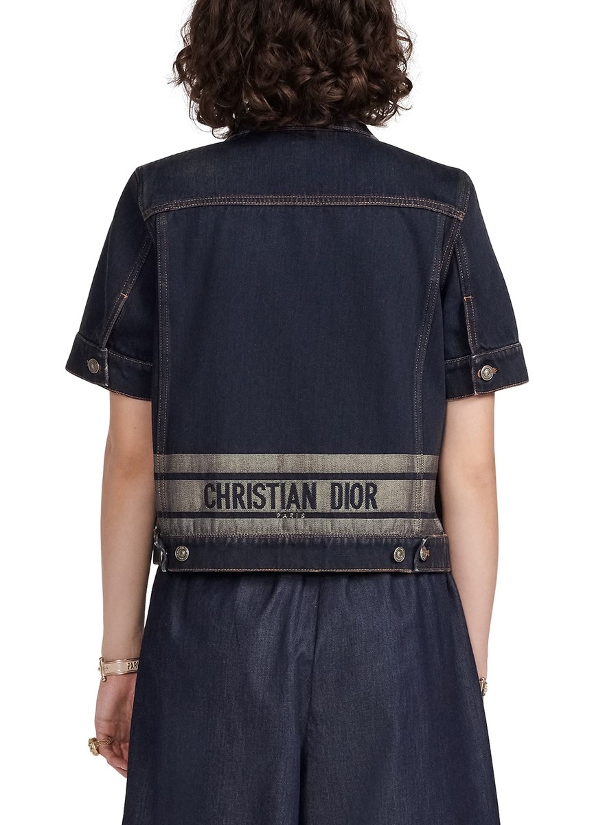 Dior MISS DIOR Denim JACKET ディオールVIP割引【関税込】 DIOR | バイカージャケット ゴートスキン