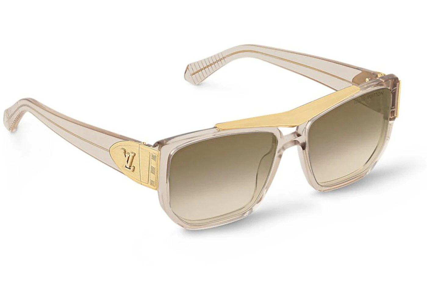 Louis Vuitton LV Flight Square Sunglasses Champagne (Z2723U) - 3