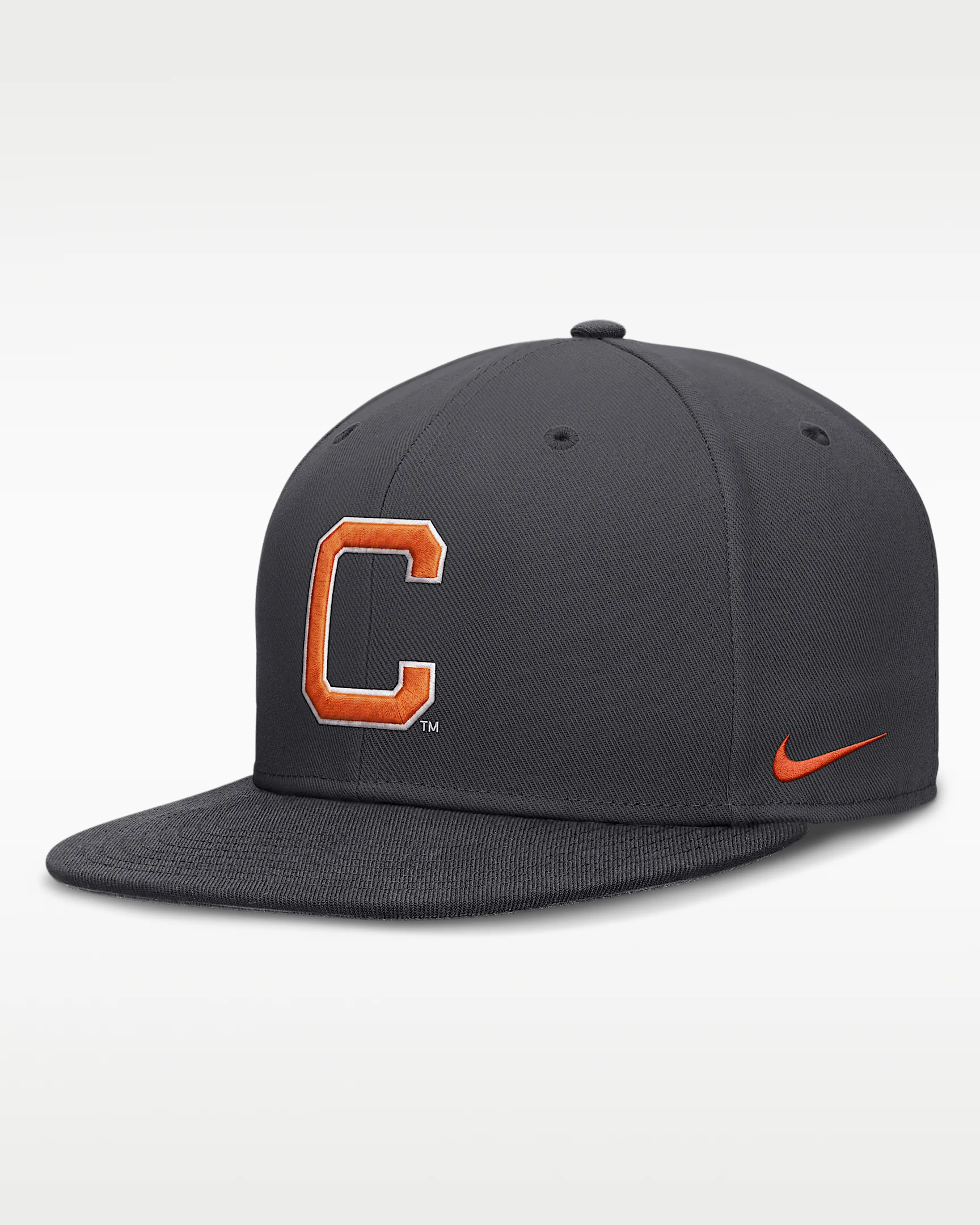 Clemson Pro Men's Nike Dri-FIT College Fitted Hat - 1