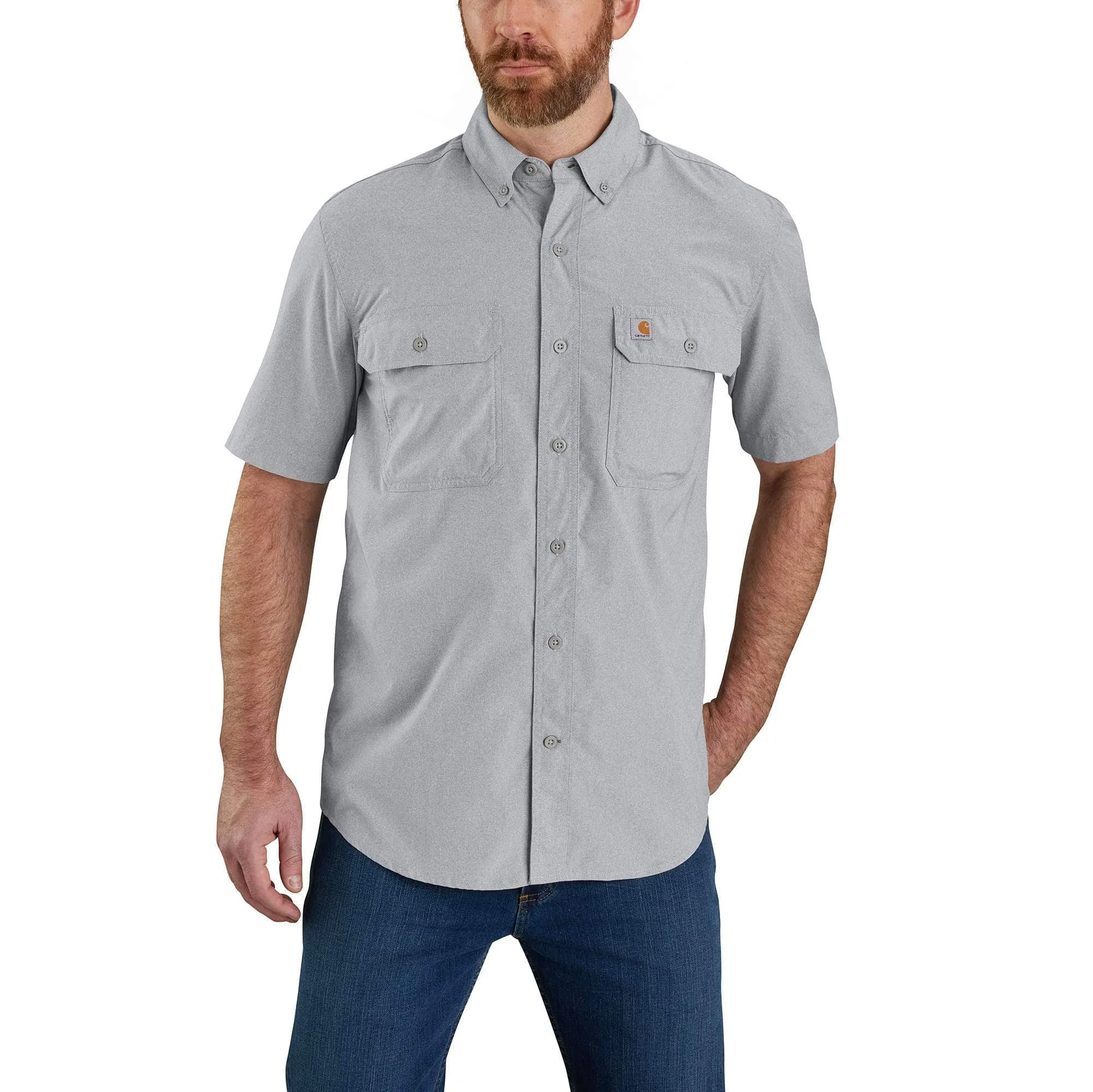 Force Sun Defender™ Chambray Relaxed SS Shirt - 1
