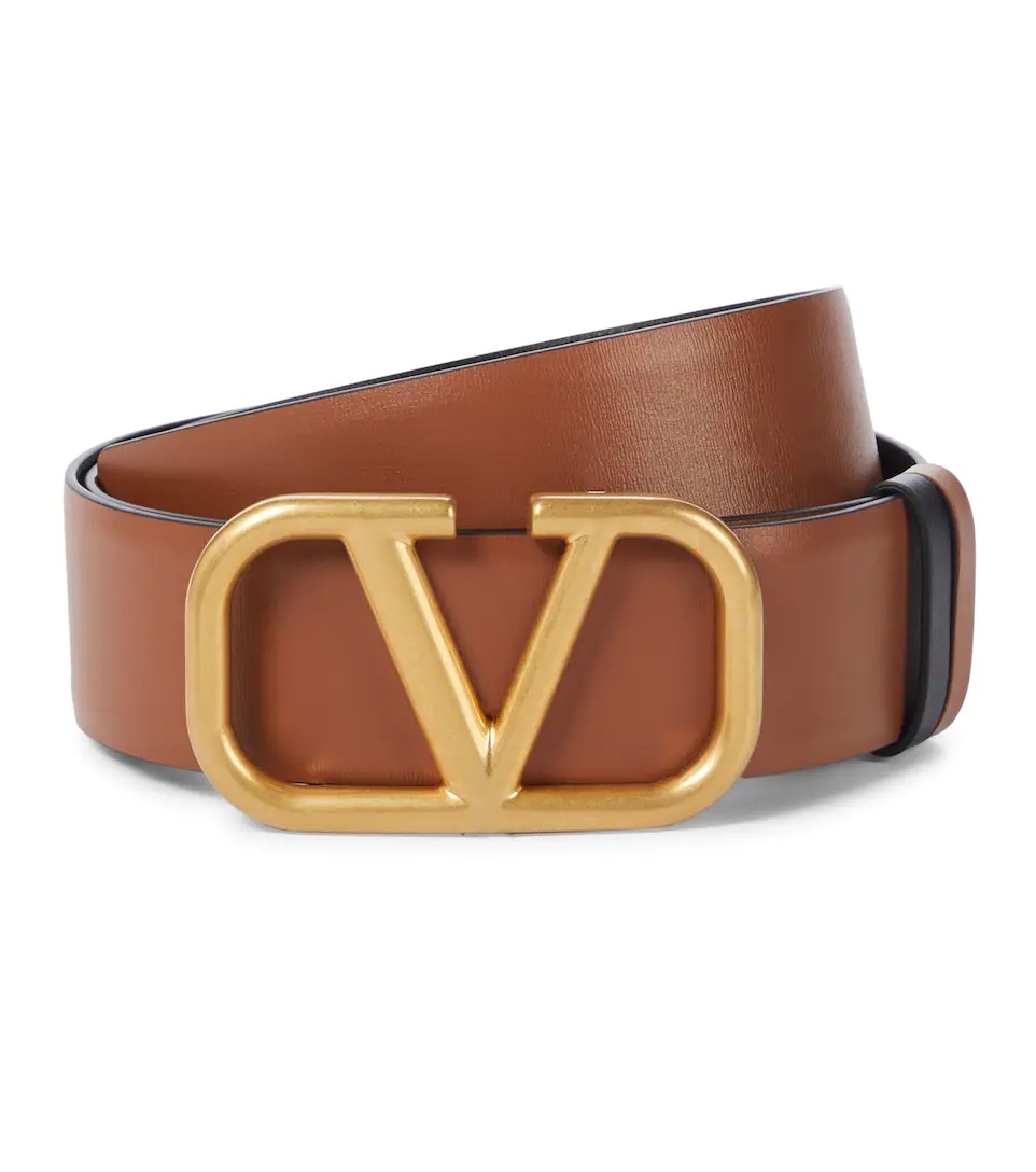 VLogo Signature 40 reversible leather belt - 1