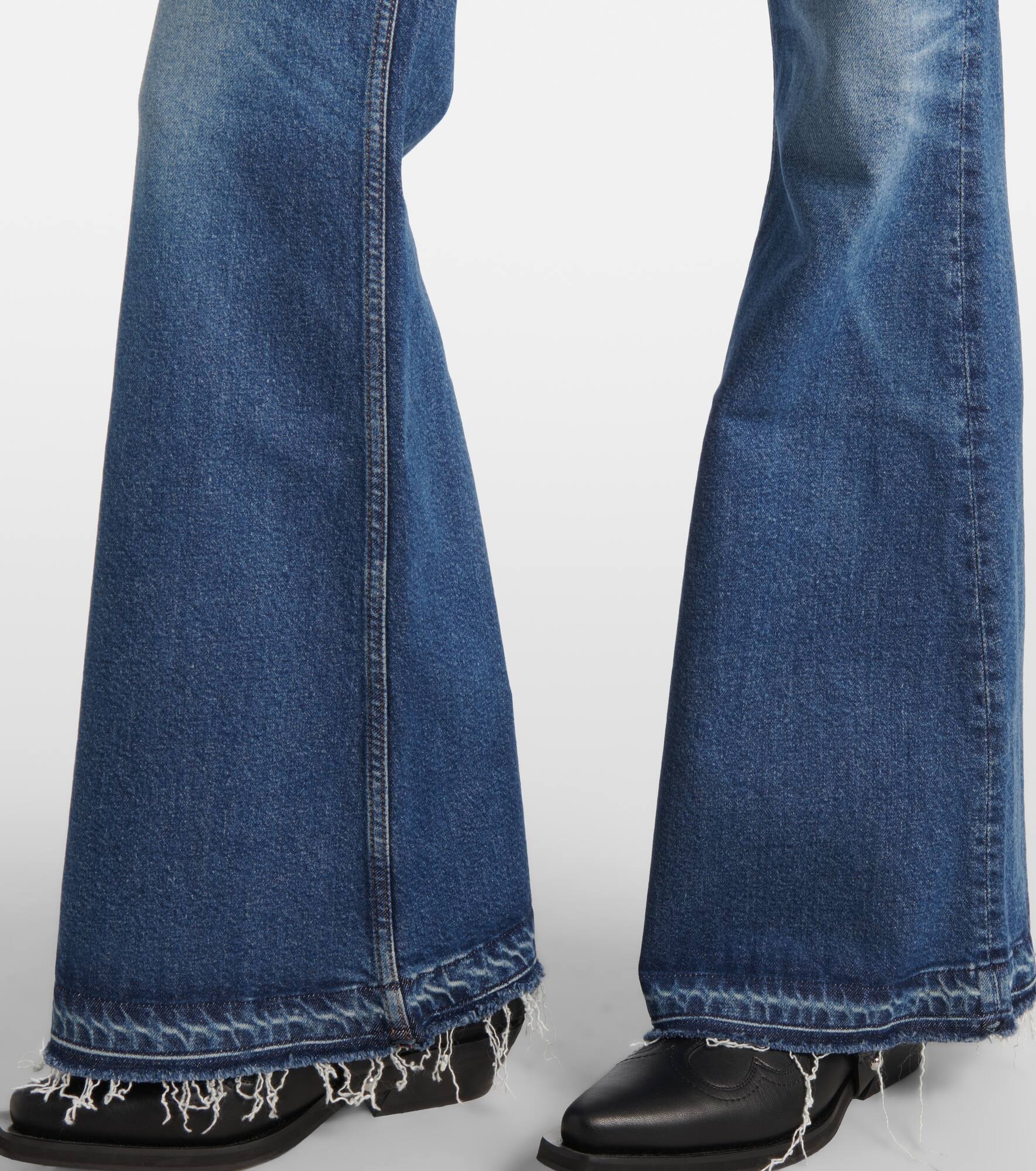 Blue Future Goddi high-rise flared jeans - 5