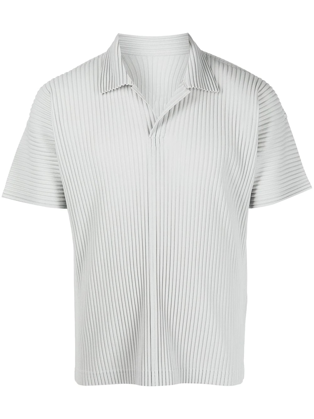 pleated polo shirt - 1