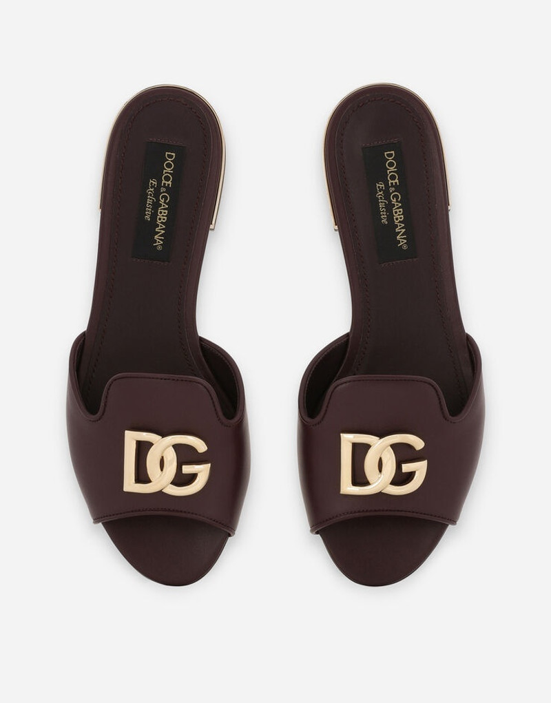 Calfskin sliders with DG logo 4