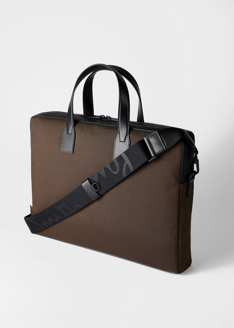Khaki Cordura® Laser 'Signature Stripe' Folio 3
