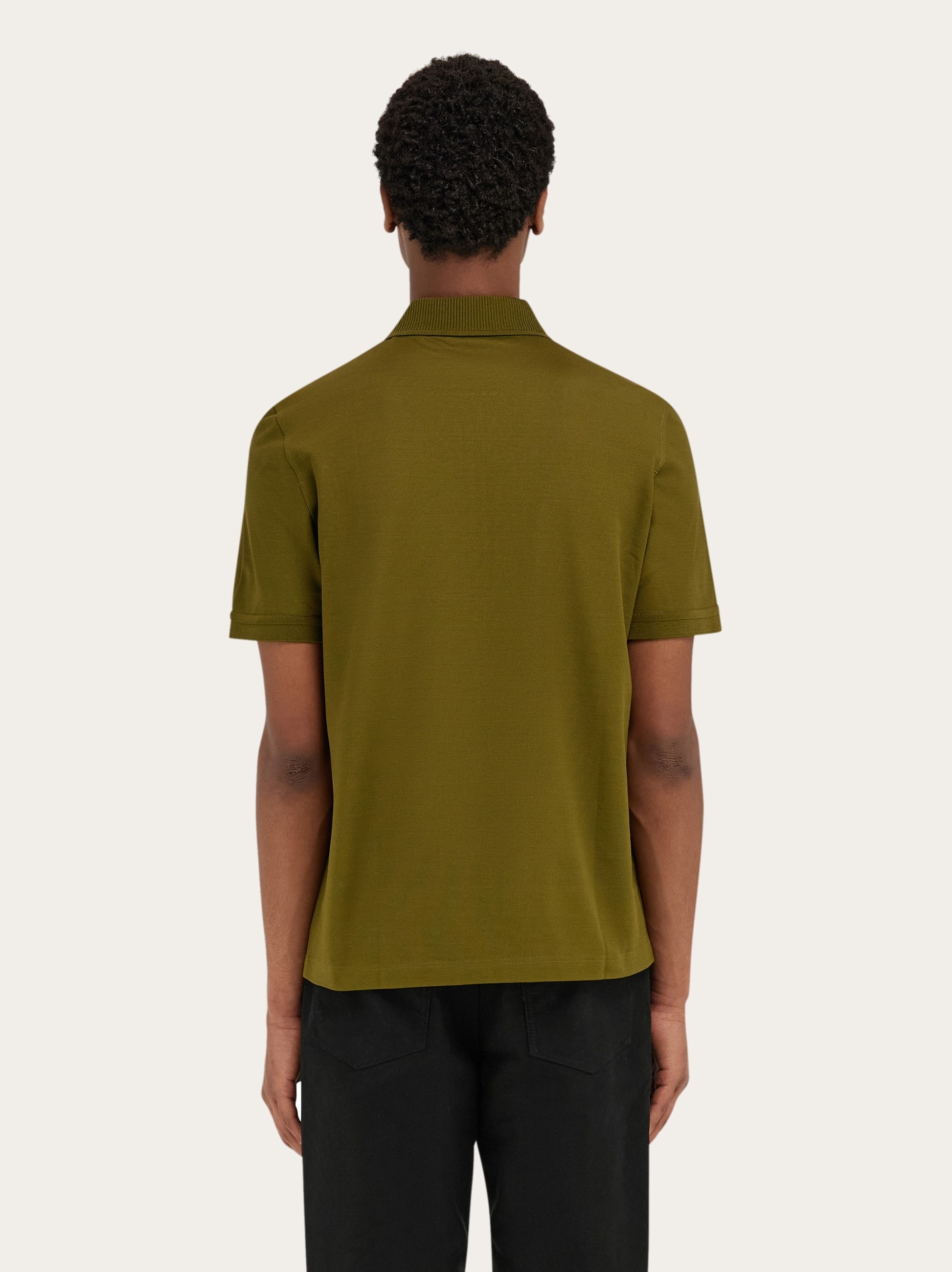 Polo shirt with zip collar - 3
