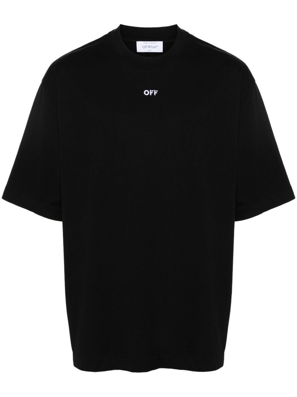 Tシャツ・カットソー Off-White T-SHIRT WITH ARROW EMBROIDERY Off-White Tattoo Arrow-embroidery Cotton T-shirt | Black