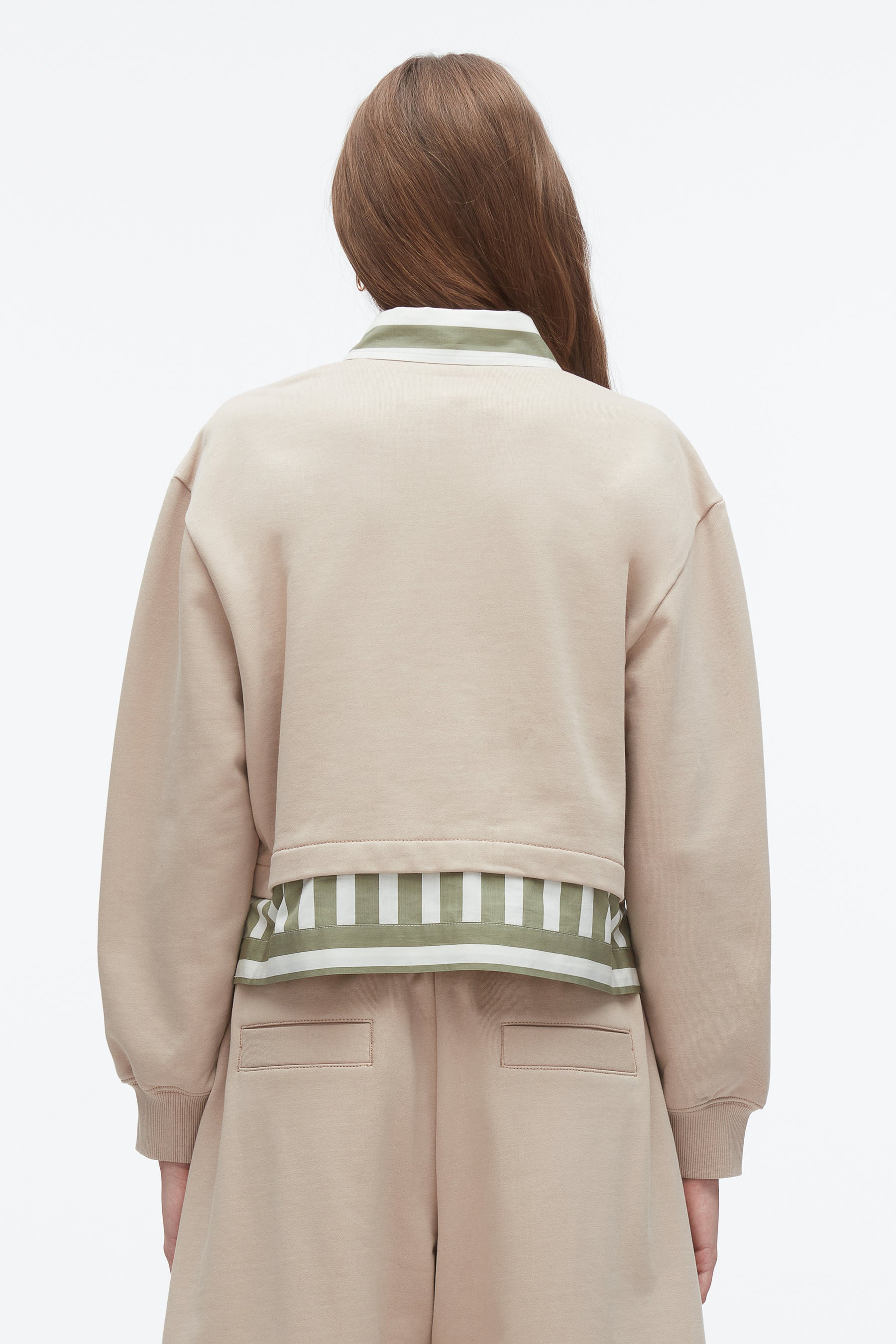 Cropped Polo With Stripe Combo - 5