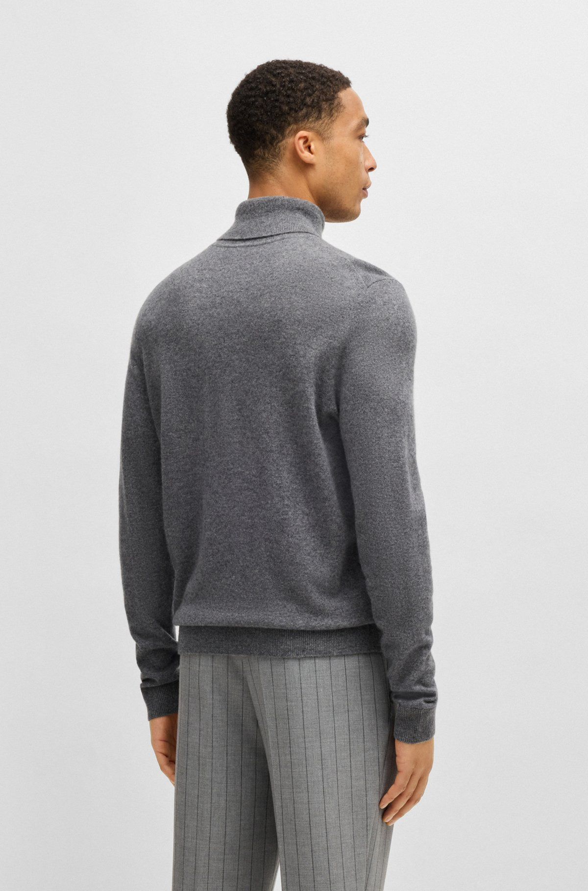 ROLLNECK SWEATER IN CASHMERE - 5