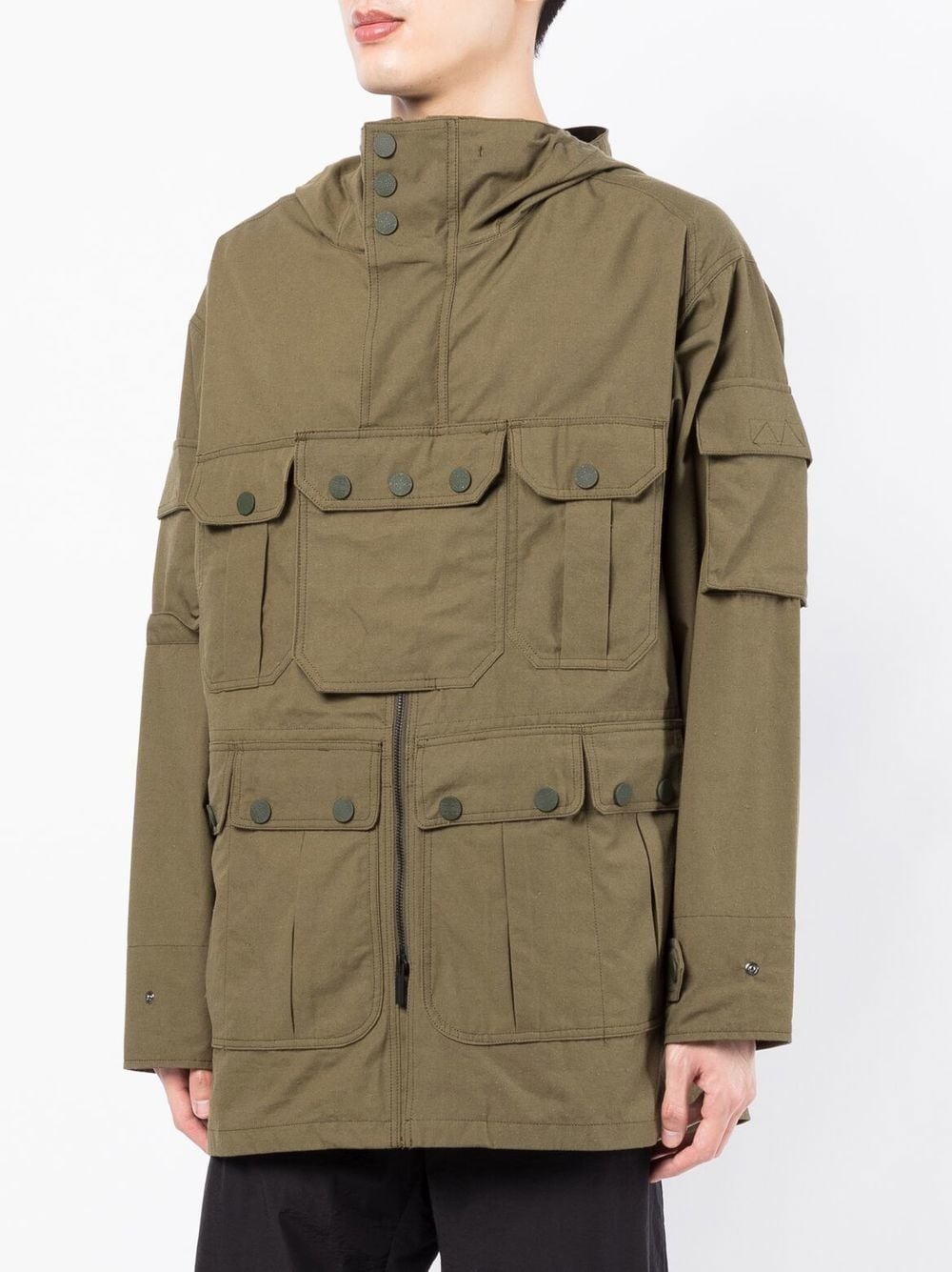 multi-pocket military jacket - 3