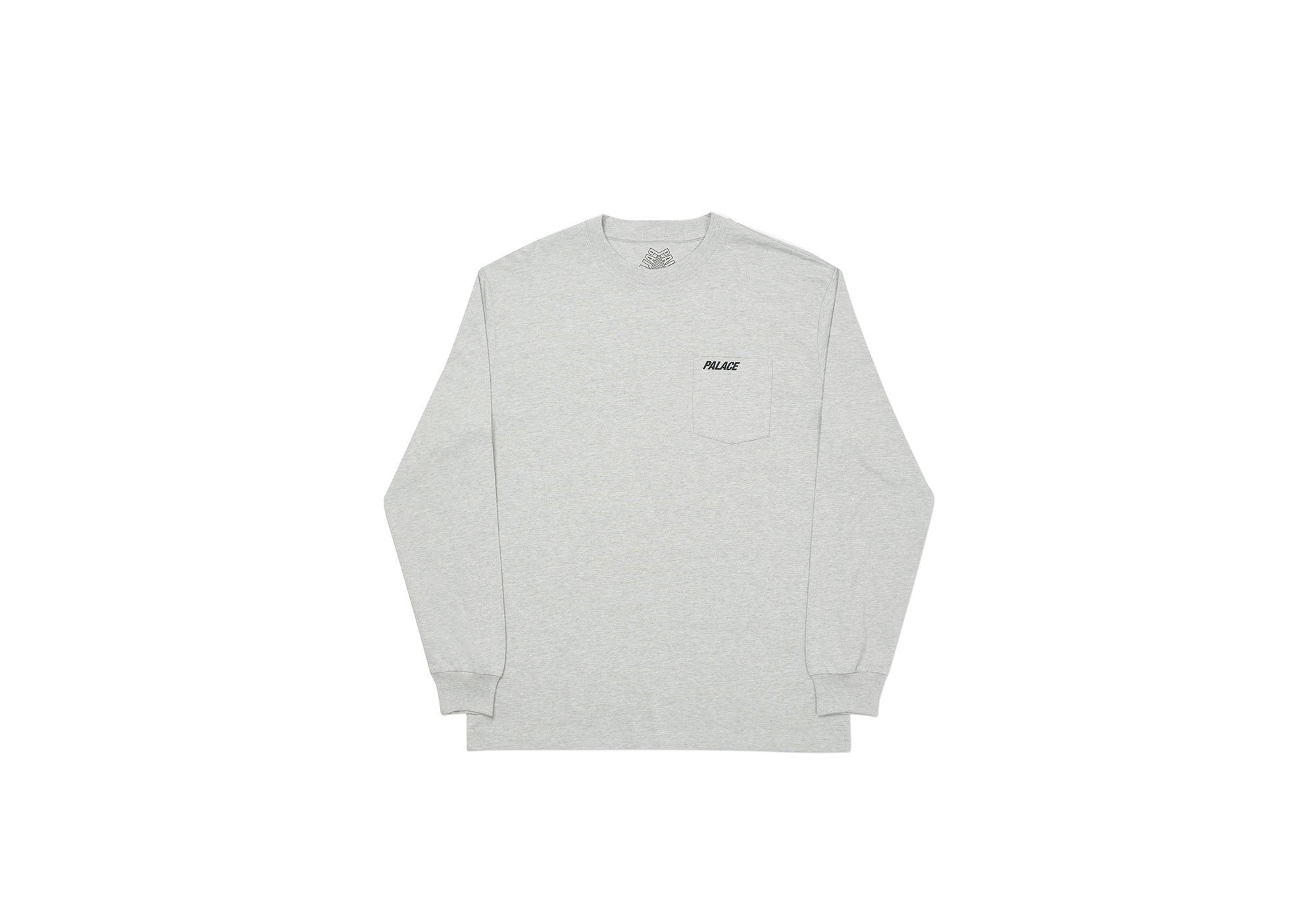 CLASSIC POCKET LONGSLEEVE GREY MARL - 1