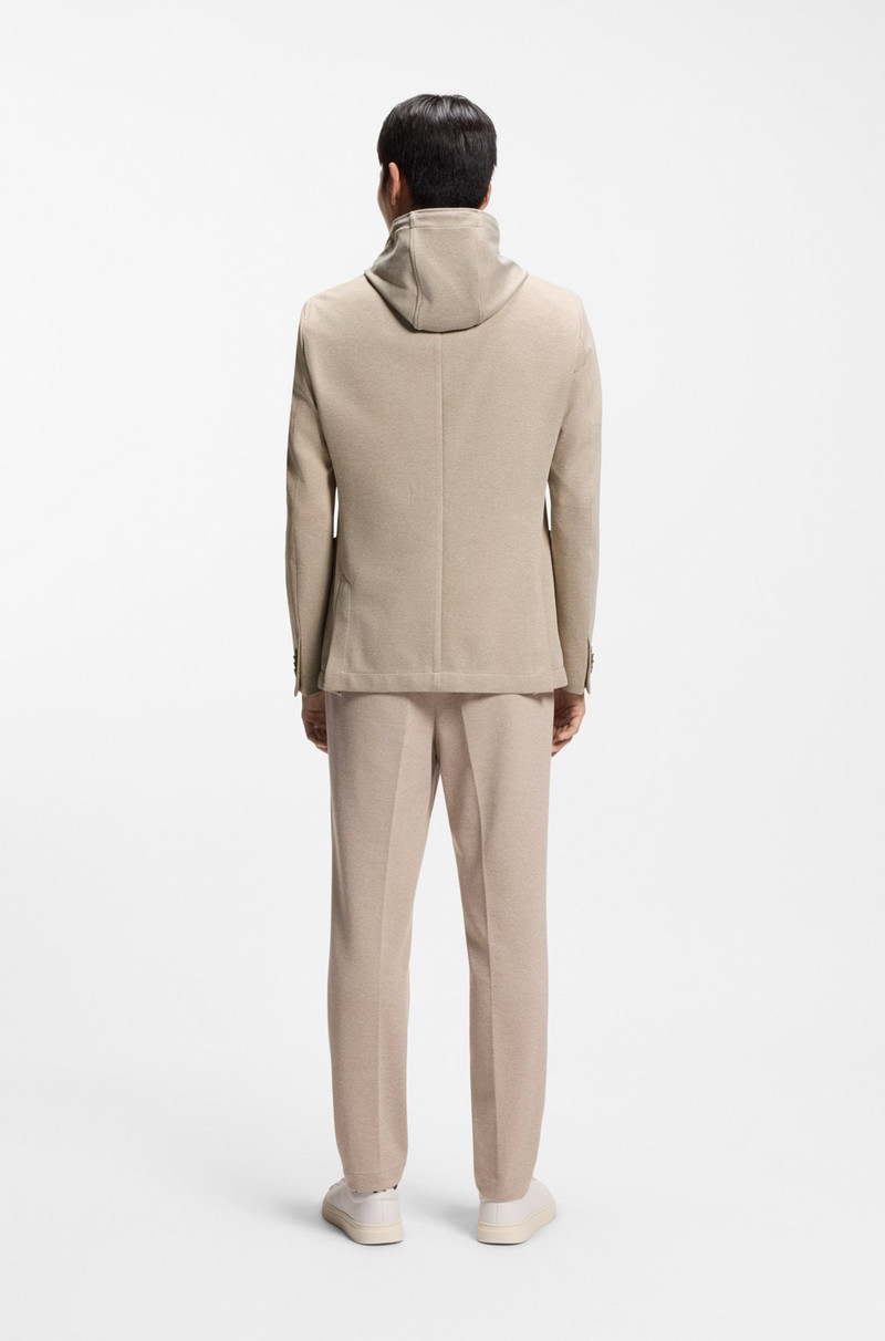 SLIM-FIT JACKET WITH INTEGRATED HOODIE 4