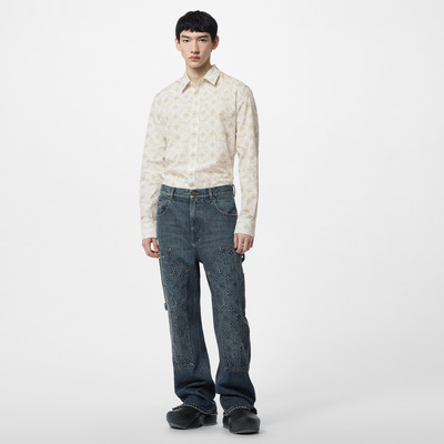 Louis Vuitton Monogram Long-Sleeved Cotton Shirt outlook