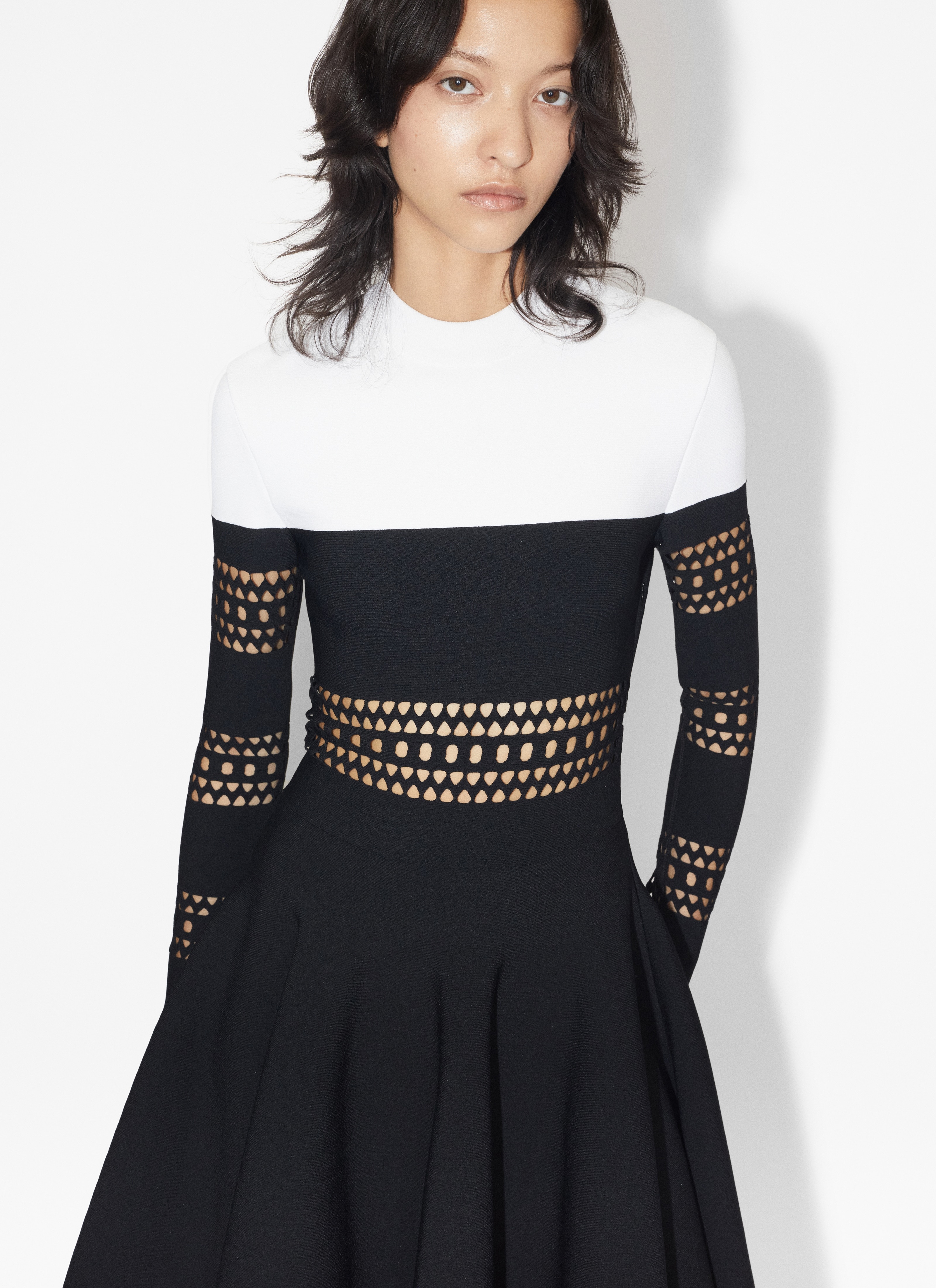 BI-COLOR VIENNE DRESS - 5