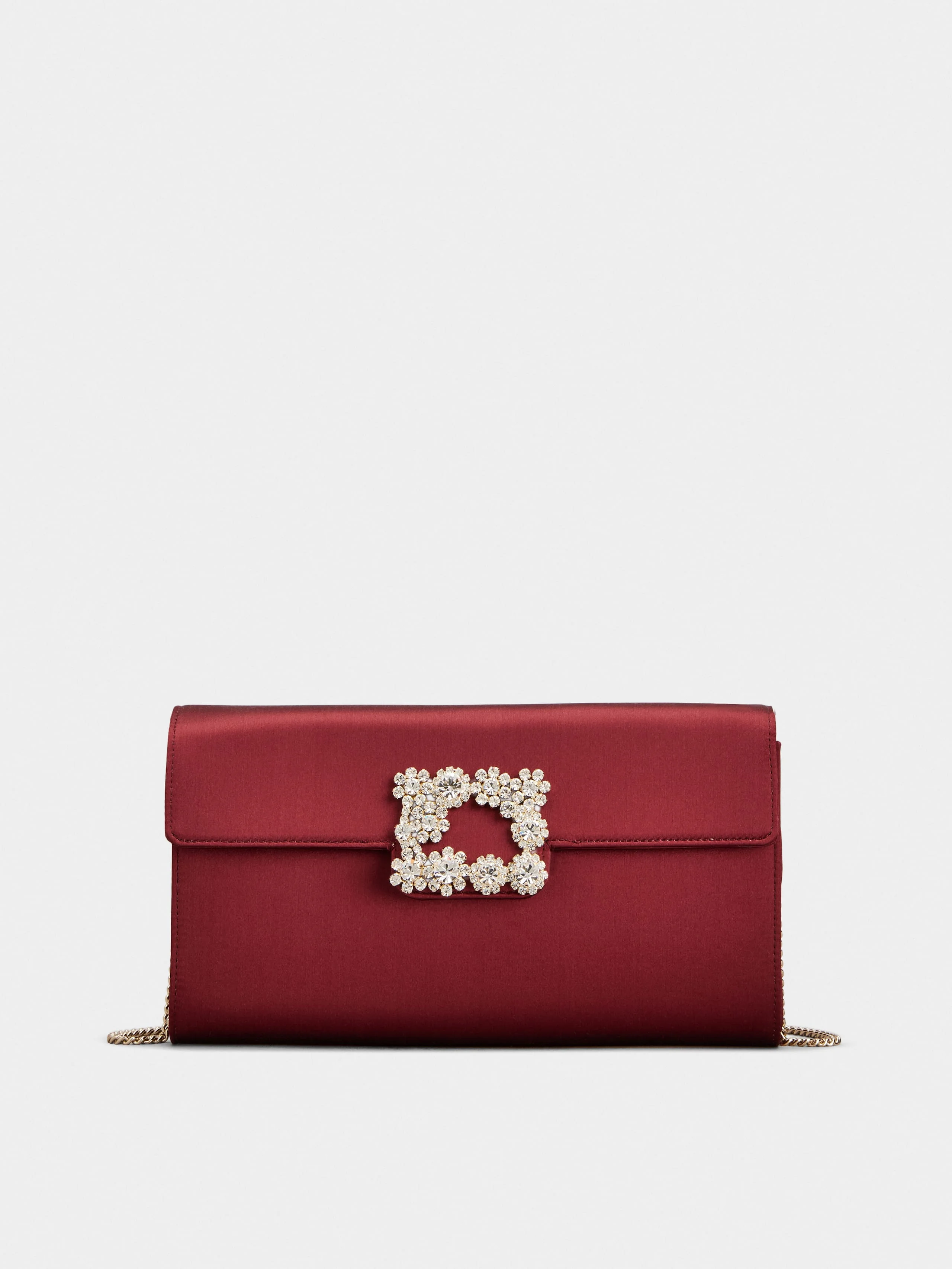 Efflorescence Clutch in satin - 1