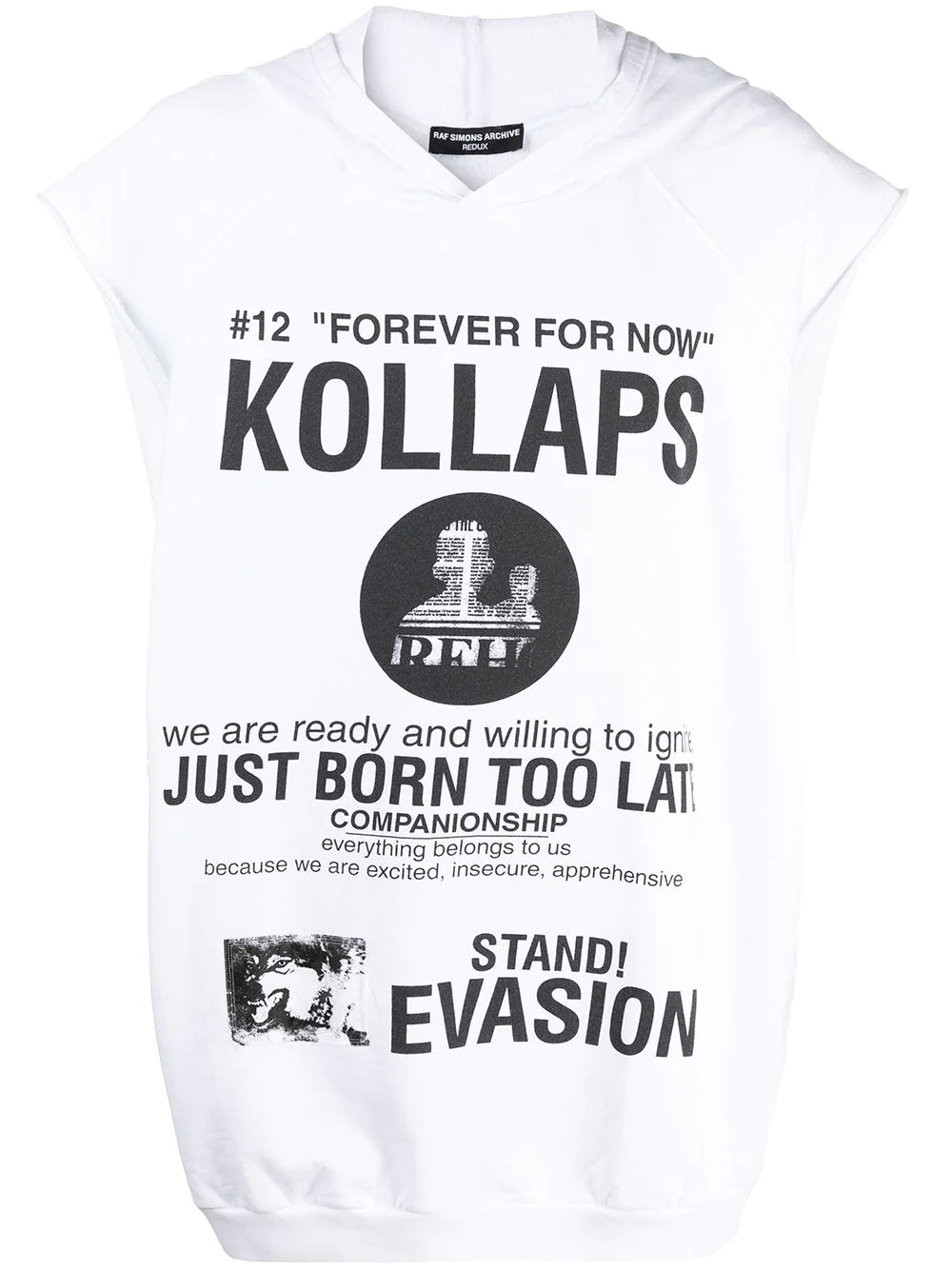 Kollaps sleeveless hoodie - 1