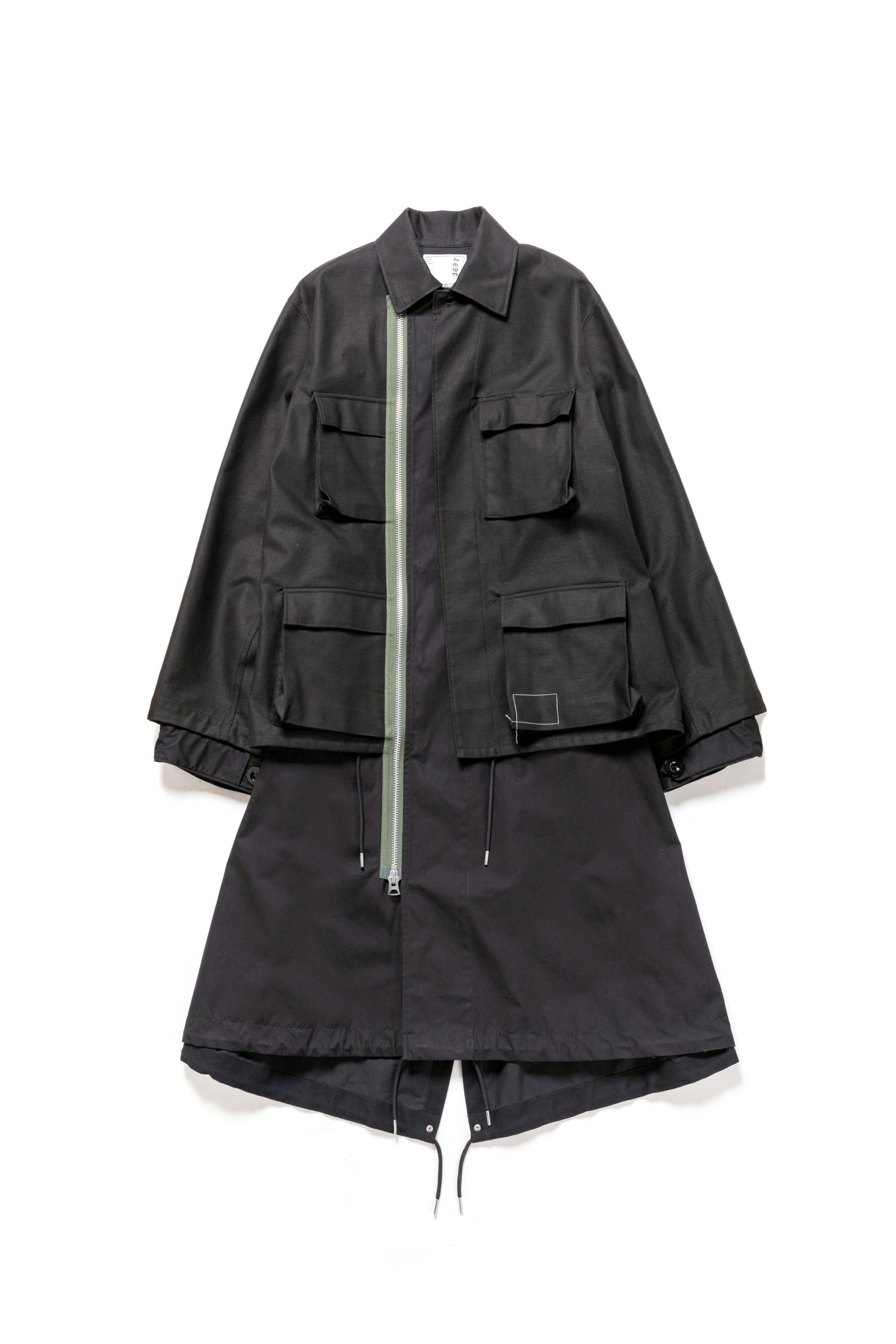 ポケモンカードゲーム WTAPS x sacai Cotton Back Satin Jacket WTAPS Cotton Back Satin Jacket | sacai Official Store サカイ