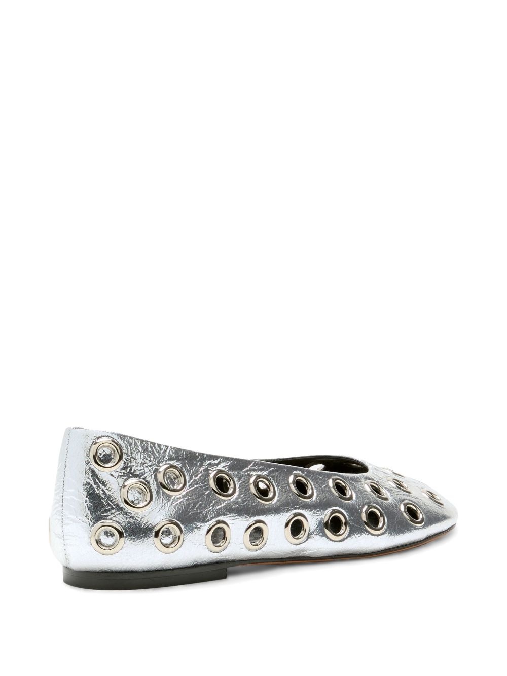 Glove Grommet ballerina shoes - 3