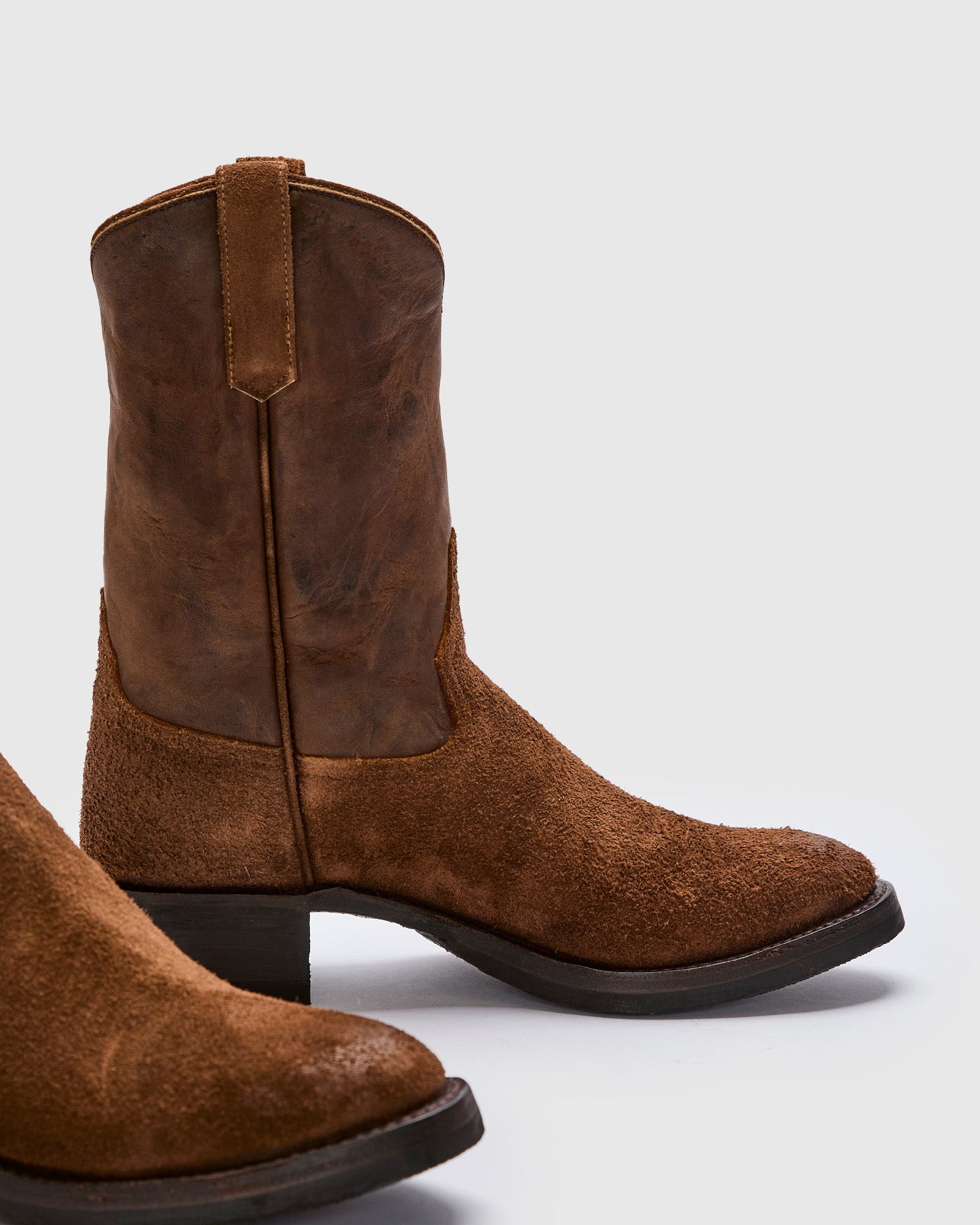 Walker Boot in Brown Roughout - 4