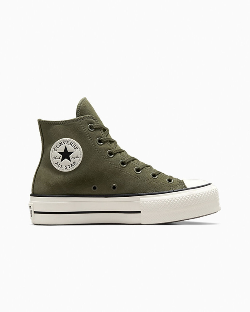 Chuck Taylor 모든 스타 리프트 플랫폼 다채로운 스웨드 - 1