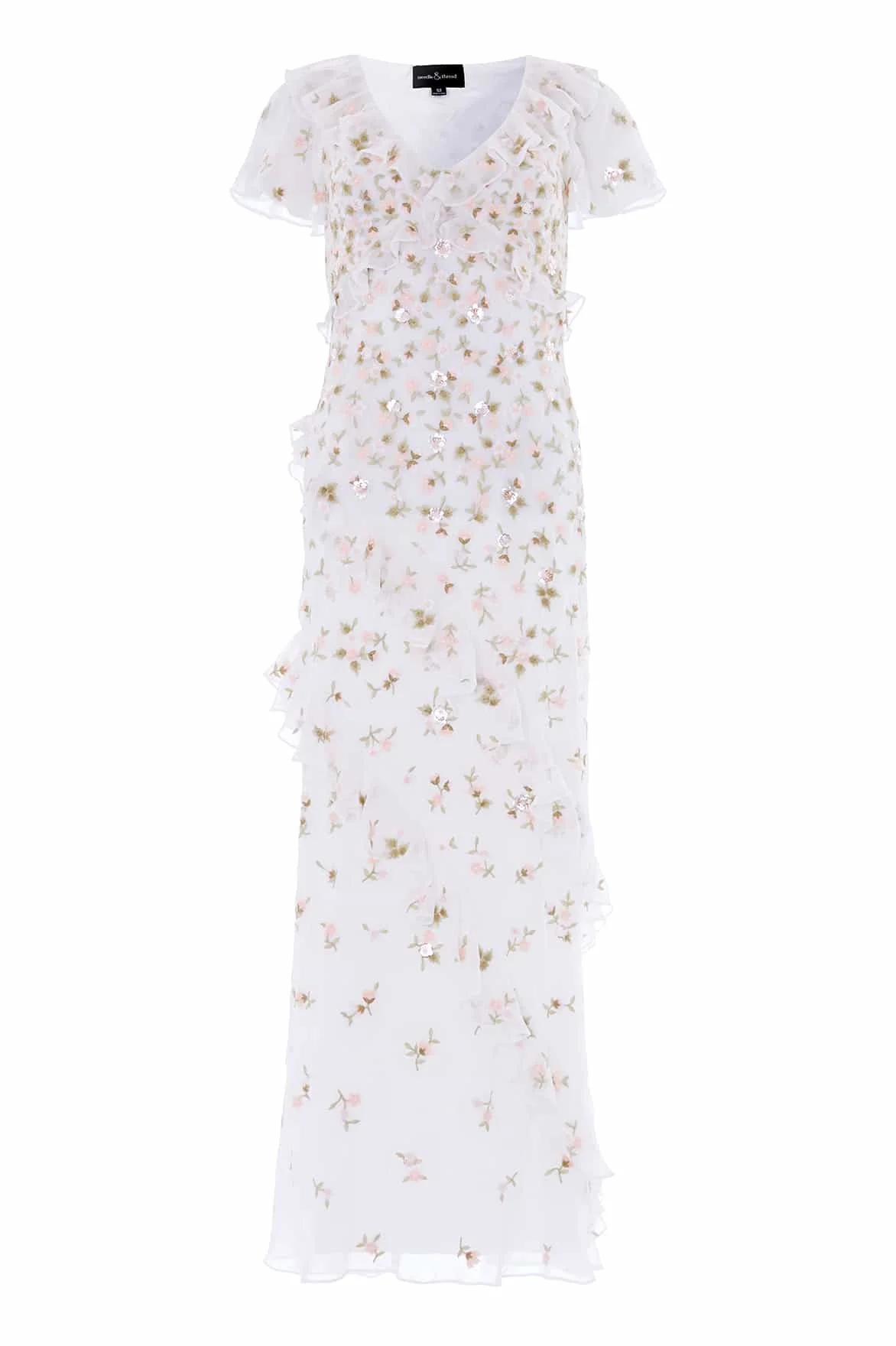 Meadow Ditsy Georgette Gown - 1