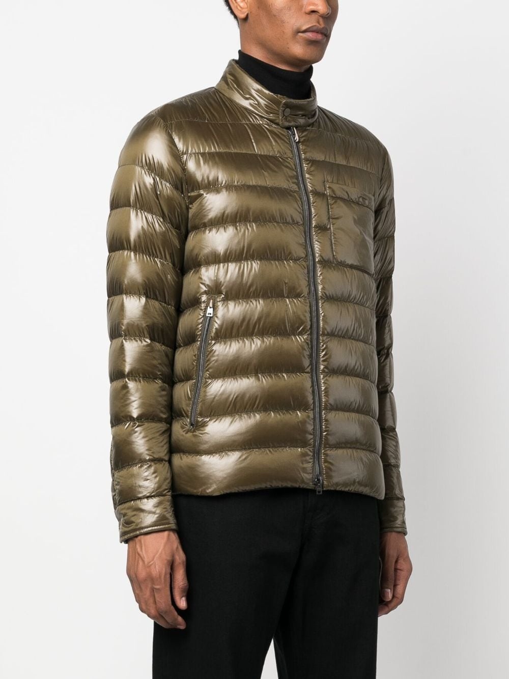 quilted zip-up padded jacket - 3