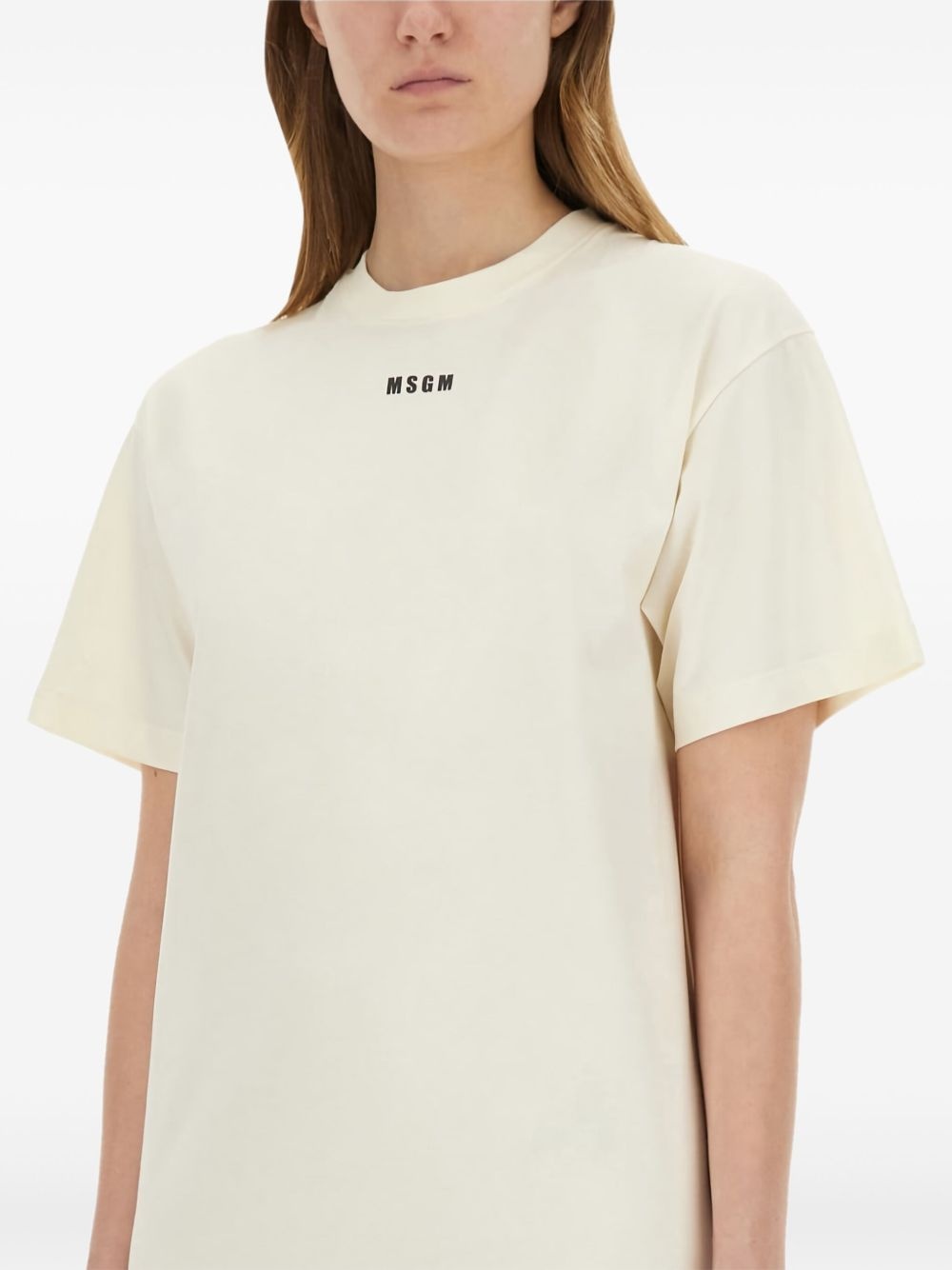 slit-hem tee dress - 4