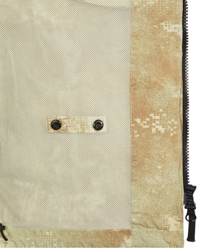 438E1 DISSOLVING GRID CAMO ON ECONYL® REGENERATED NYLON ECRU 6