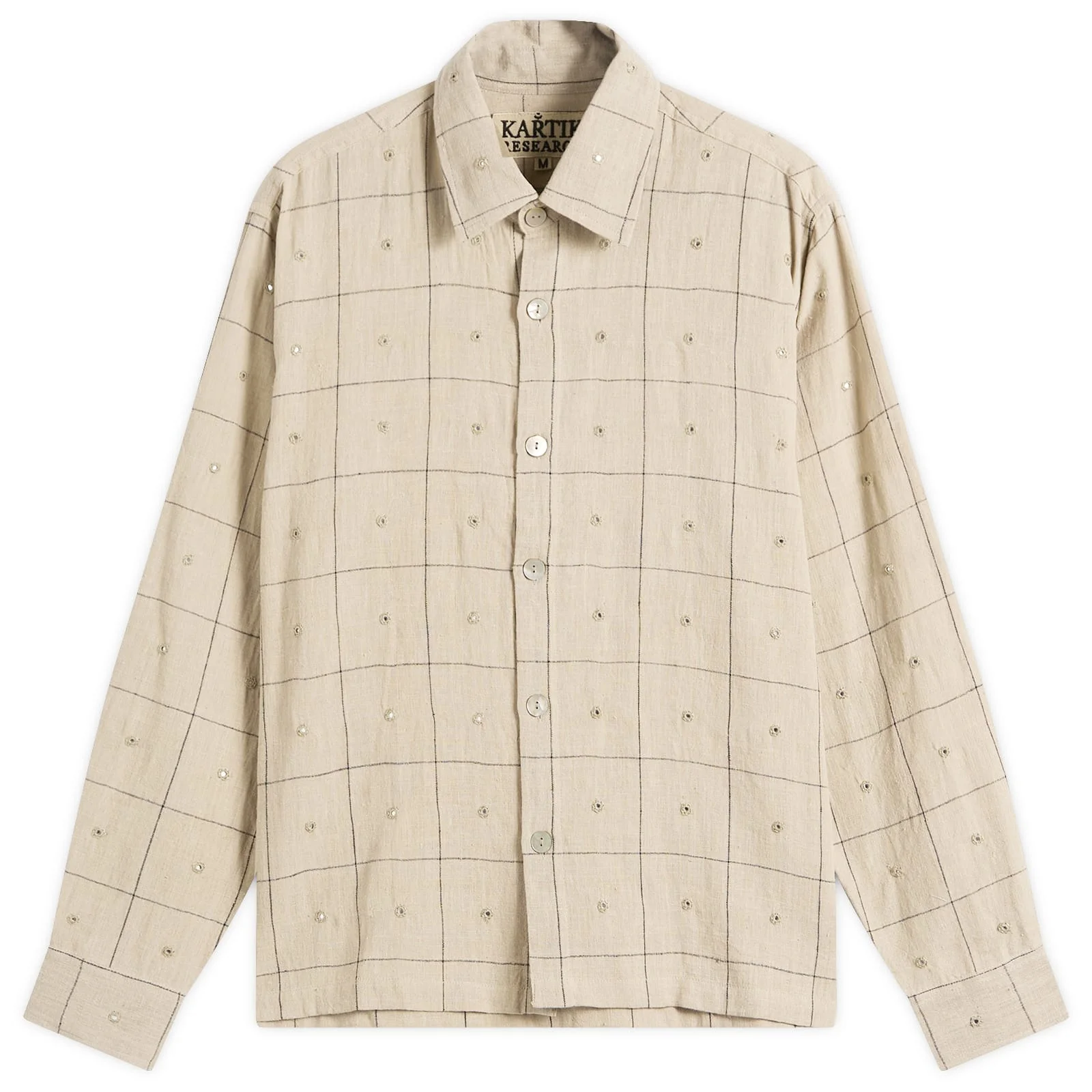 Kartik Research Embroidered Mirror Box Shirt - 1