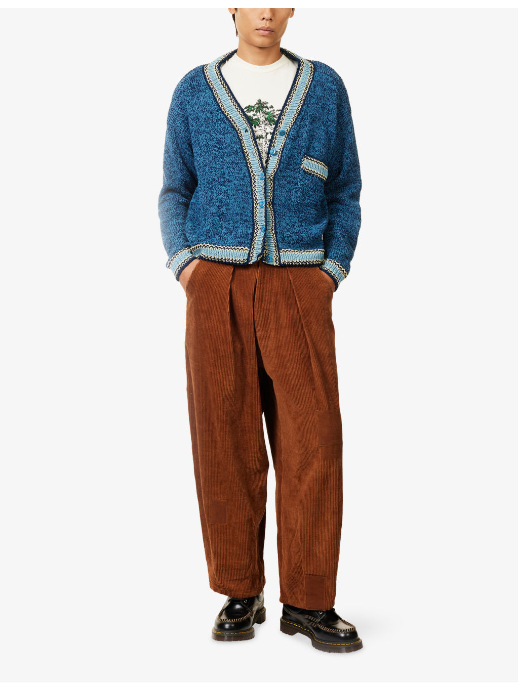Bulb Cotton Knitted Cardigan - 2
