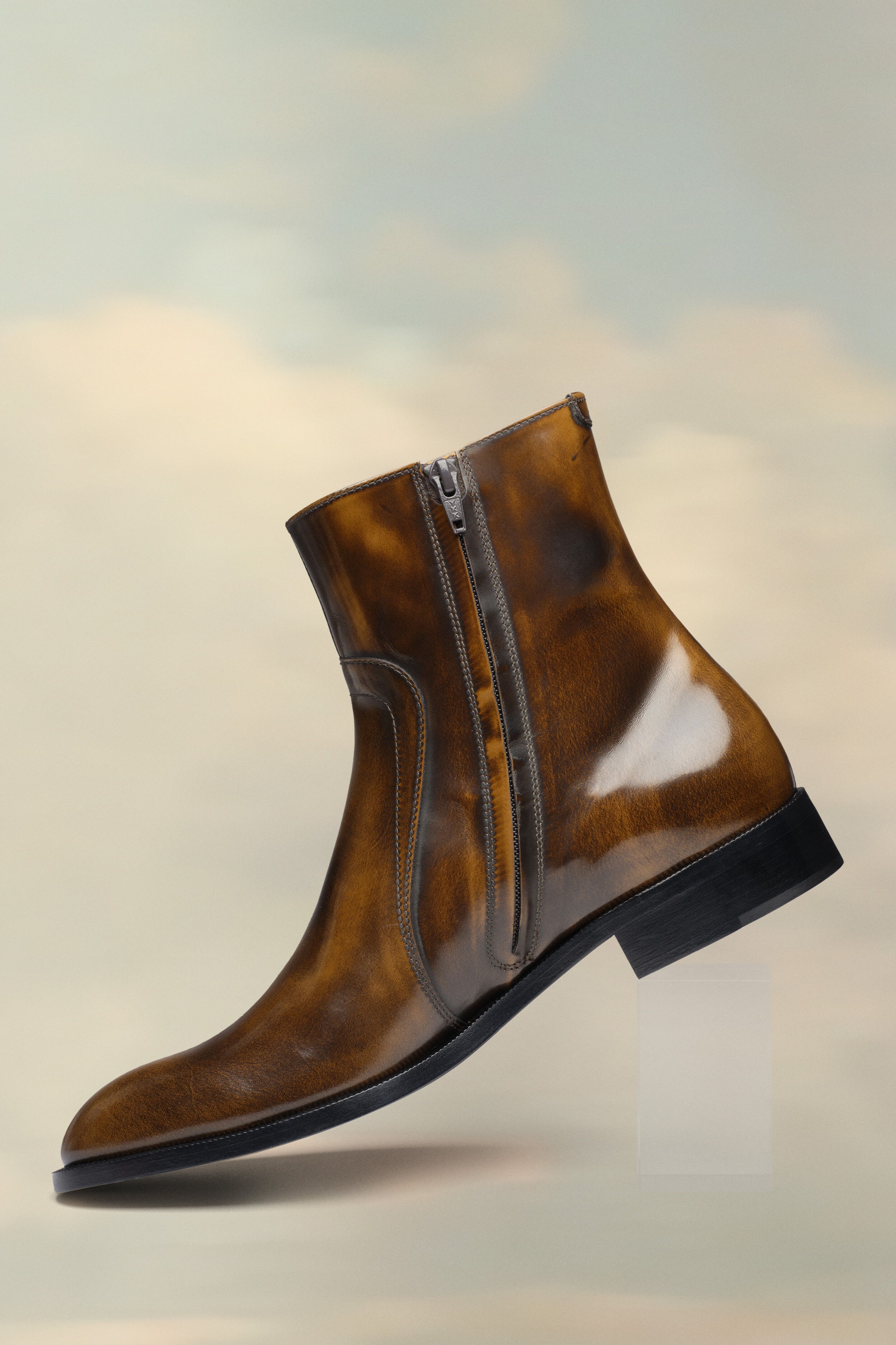 Waxed Leather Boots - 2
