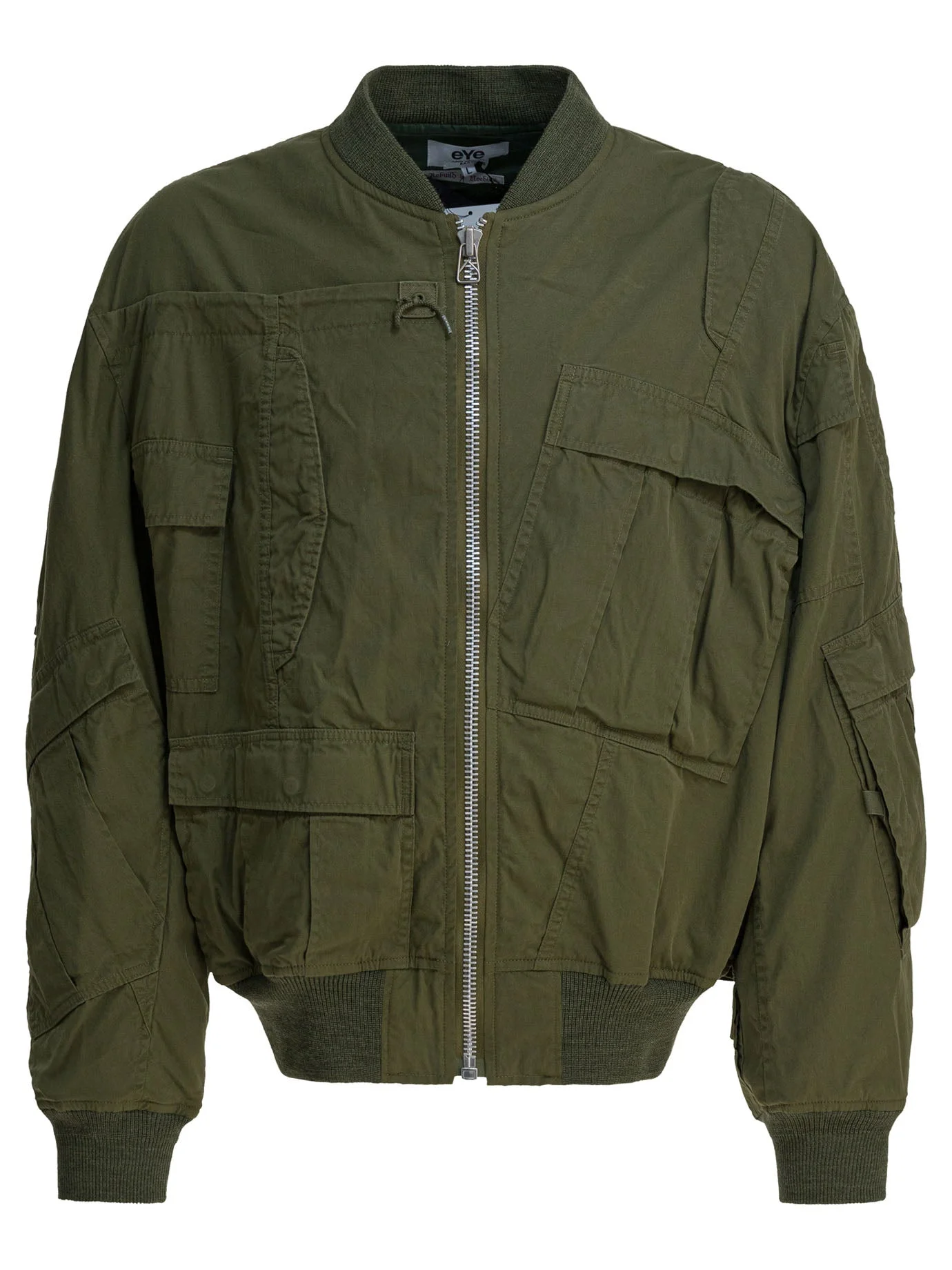 Junya Watanabe Man Cotton And Nylon Bomber Jacket - 1