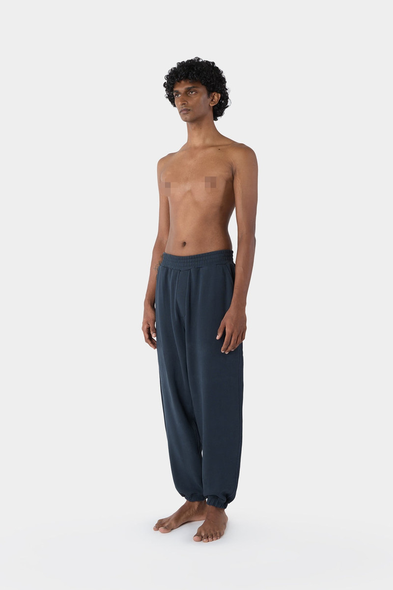 FLEECE ELASTIC PANTS / carbon 3