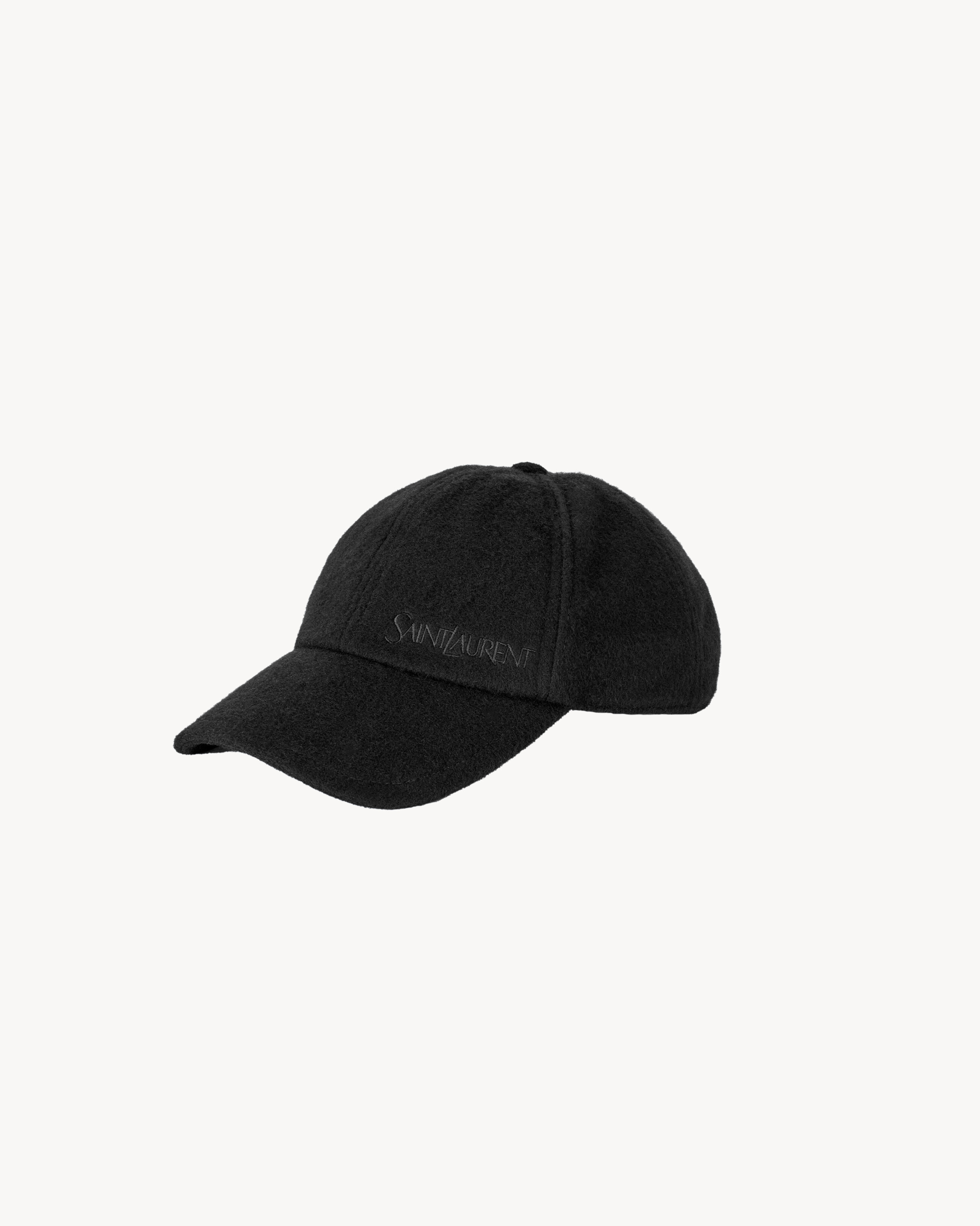 SAINT LAURENT VINTAGE CAP IN CASHMERE - 3