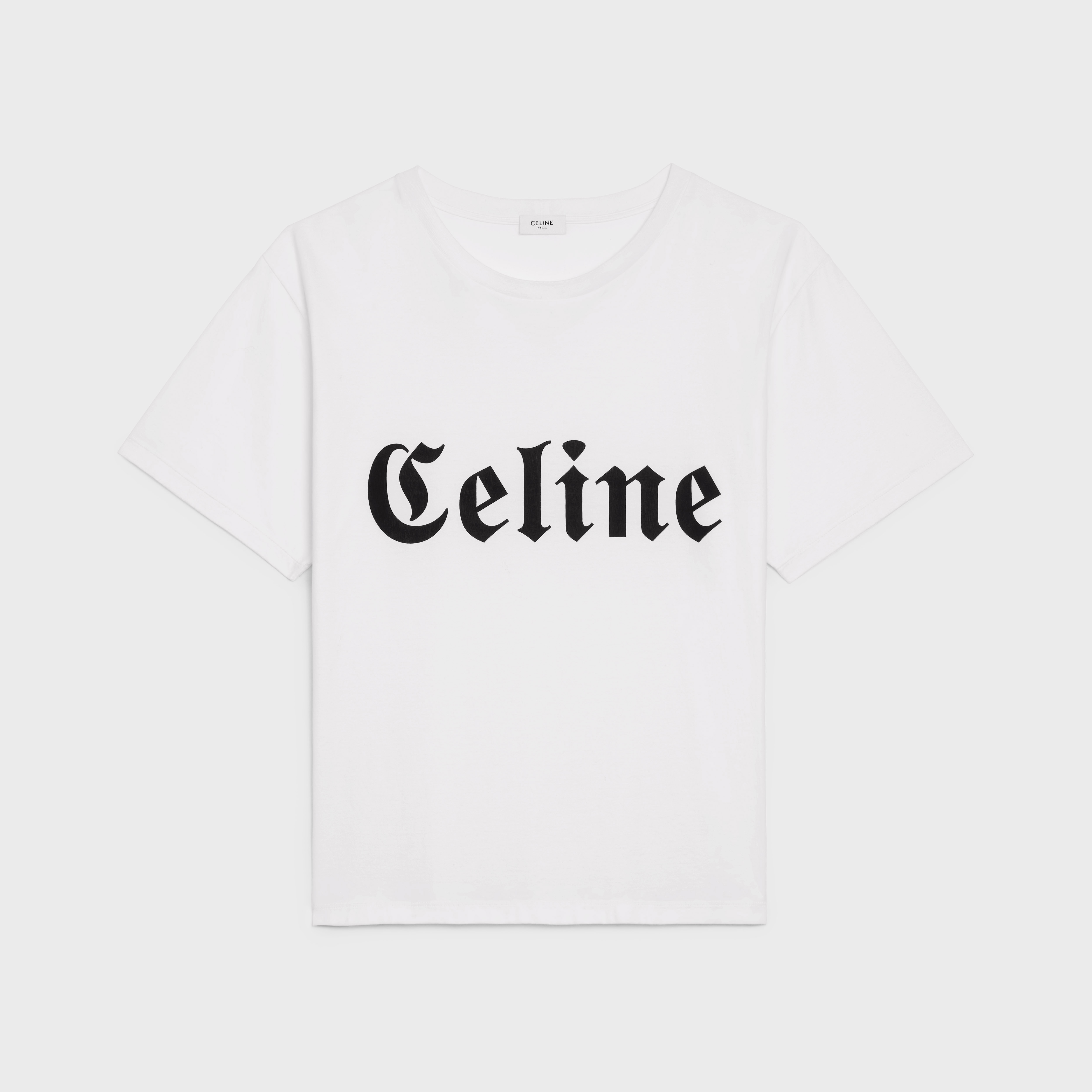 CELINE HOMME Crystal-Embellished Logo-Print Cotton-Jersey T-Shirt