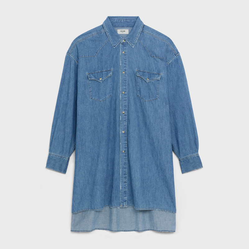 COWBOY PAINTER SHIRT IN DENIM 1