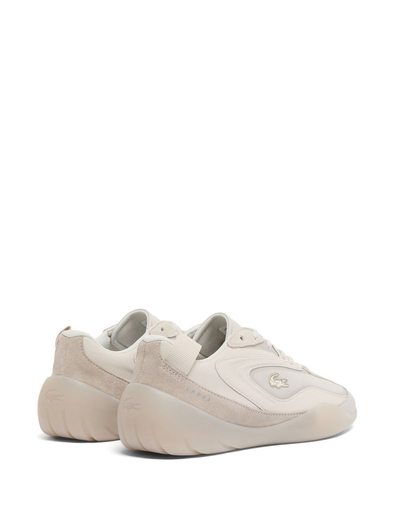 panelled suede-trim low sneakers 5