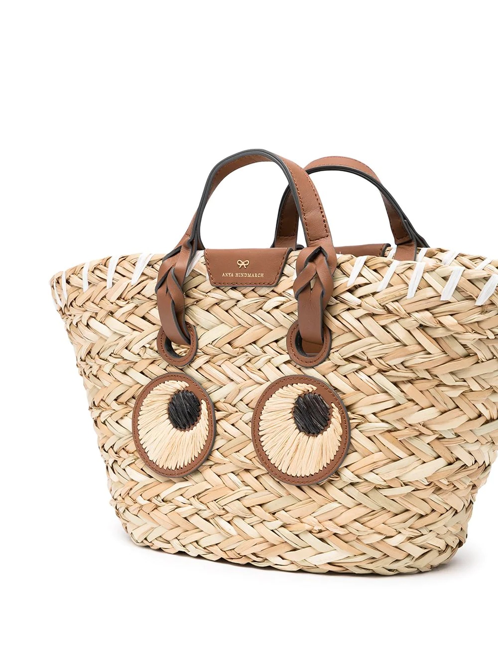 Eyes seagrass straw bag - 4