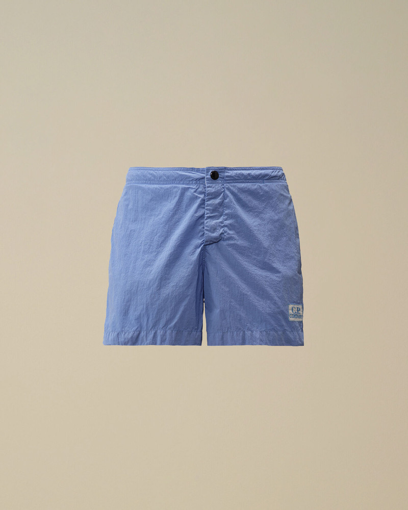 Chrome-E Buttoned Swim Shorts 1