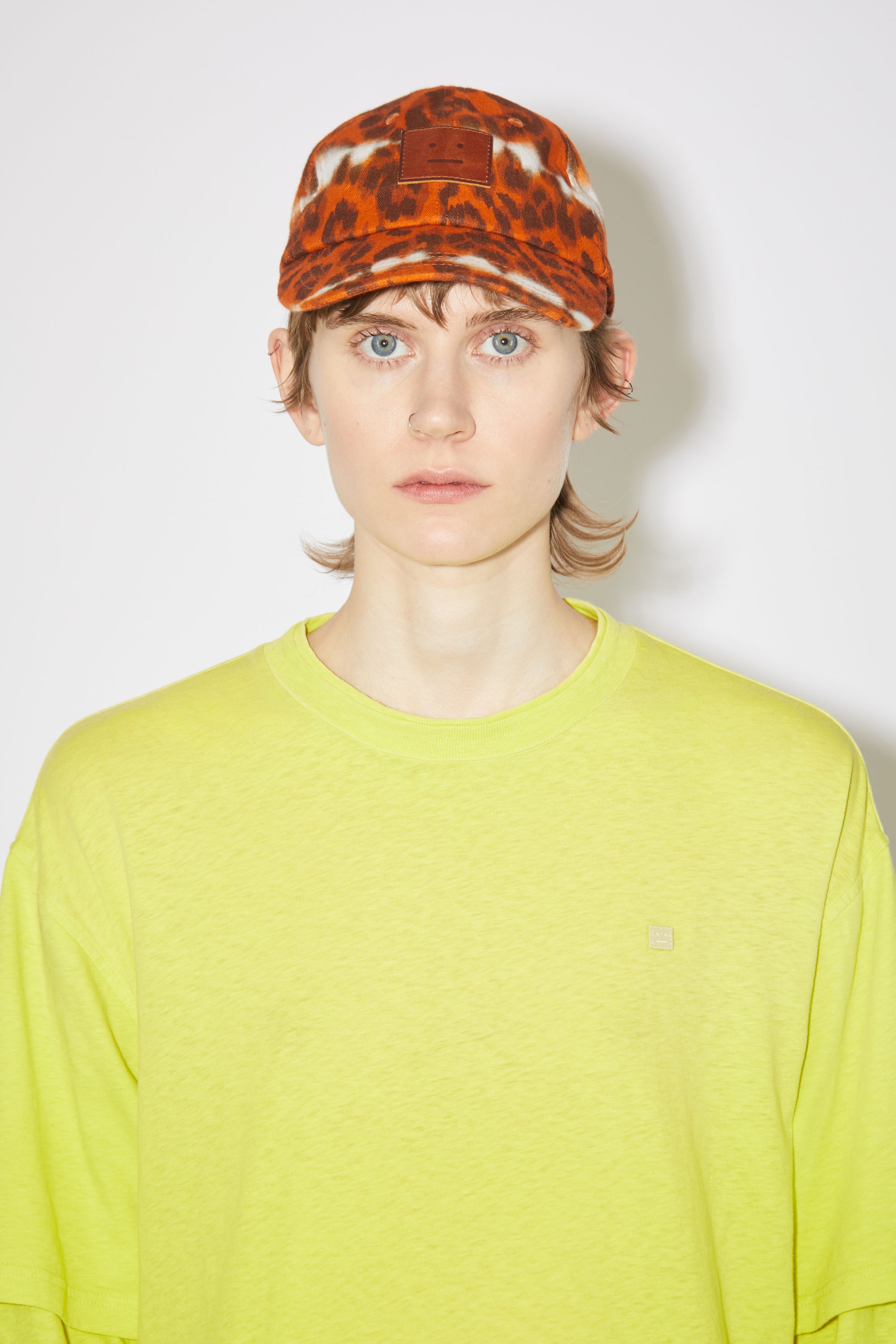 Cotton baseball cap - Rust red/brown - 2